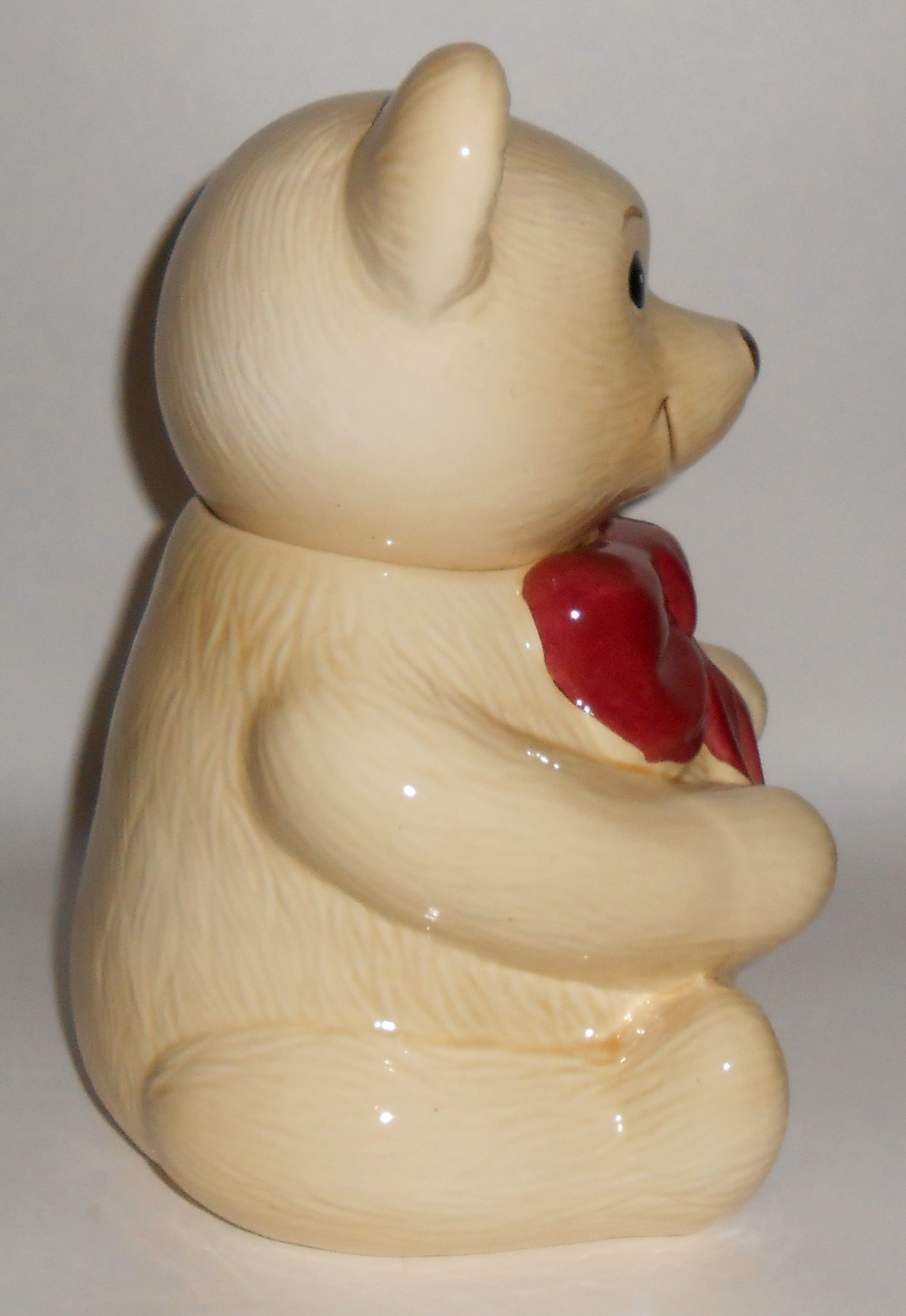 Metlox Pottery Poppy Trail Teddy Beau Bear Cookie Jar!