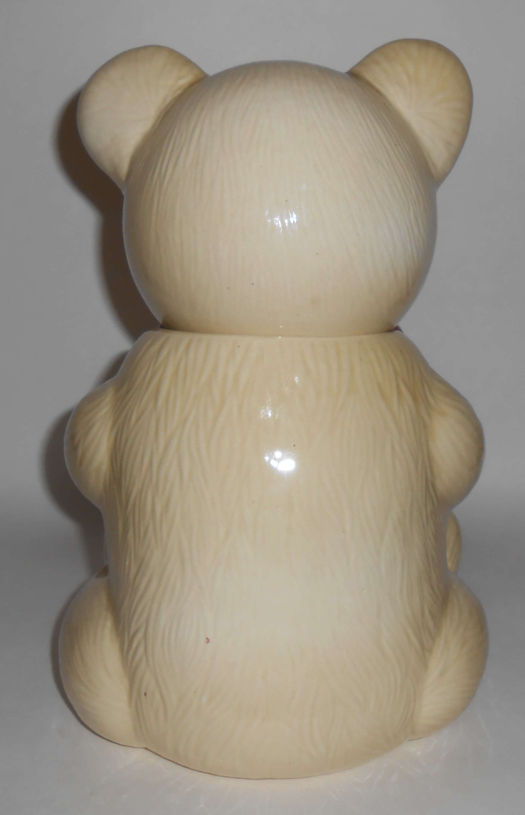 Metlox Pottery Poppy Trail Teddy Beau Bear Cookie Jar!
