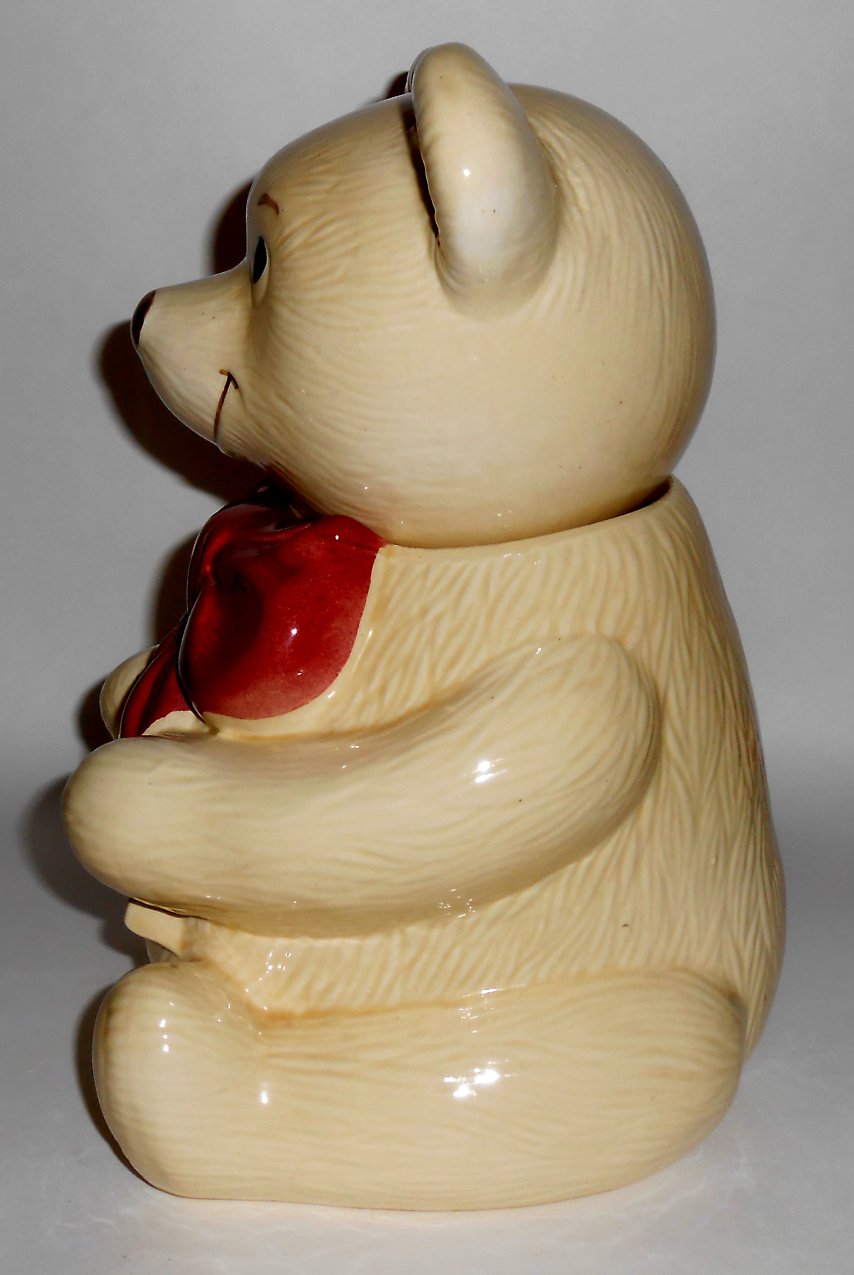 Metlox Pottery Poppy Trail Teddy Beau Bear Cookie Jar!