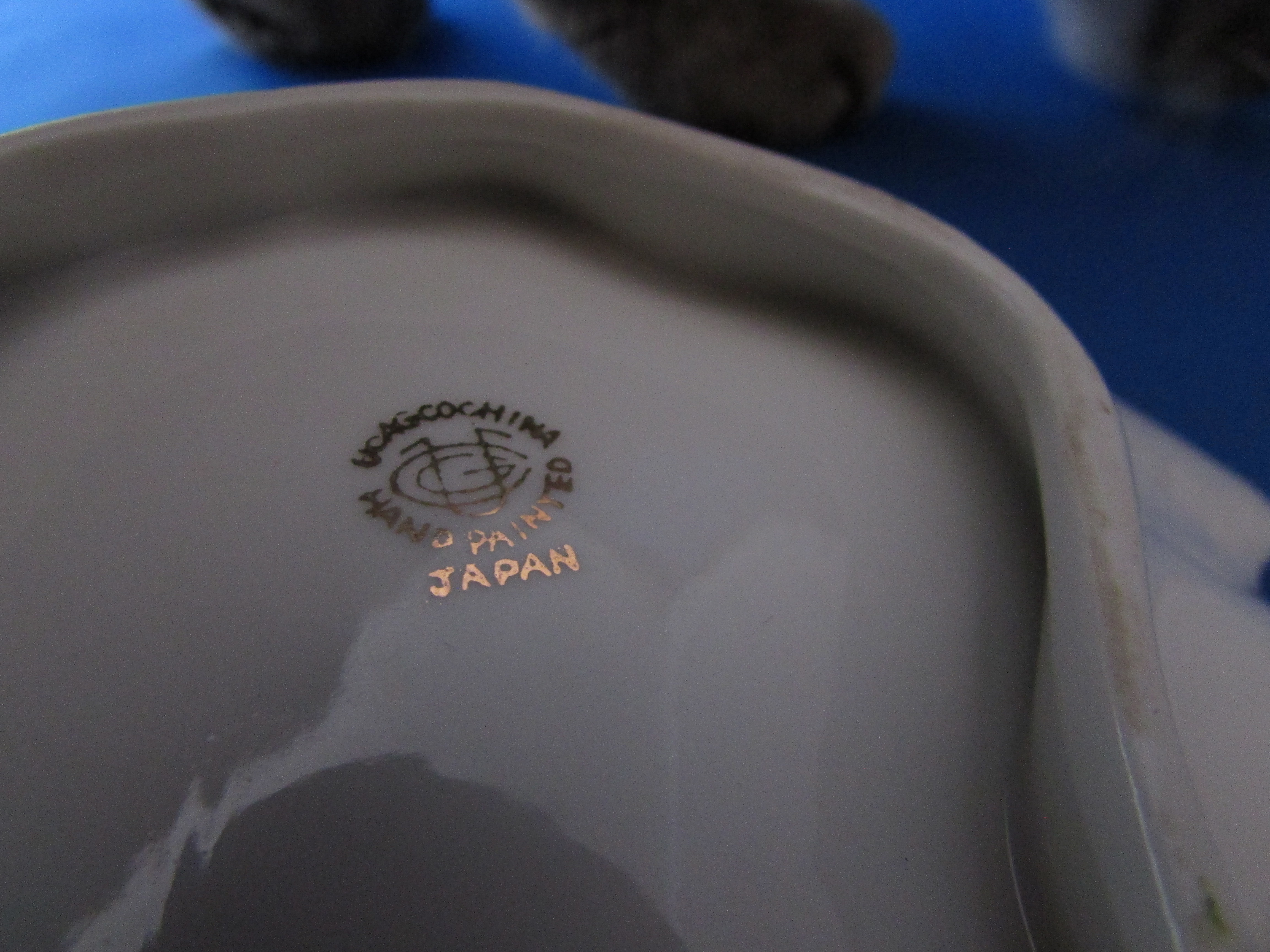 Ucagco Hand Painted Candy Dish