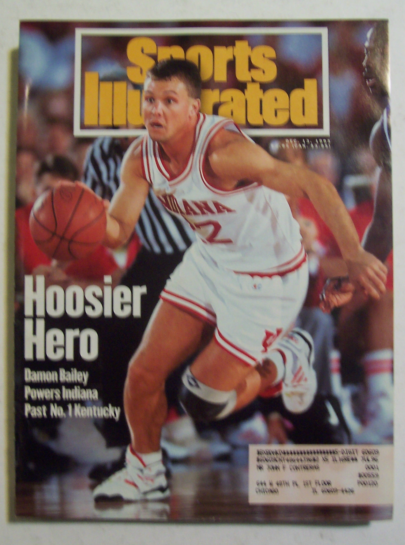 Sports Illustrated Magazine -Dec 13, 1993- Damon Bailey
