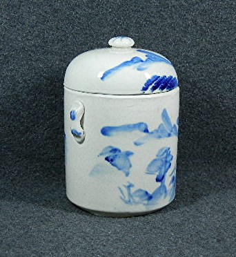 Porcelain Chinese Style Blue & White Ginger Jar