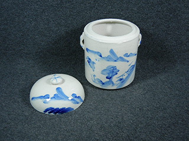 Porcelain Chinese Style Blue & White Ginger Jar