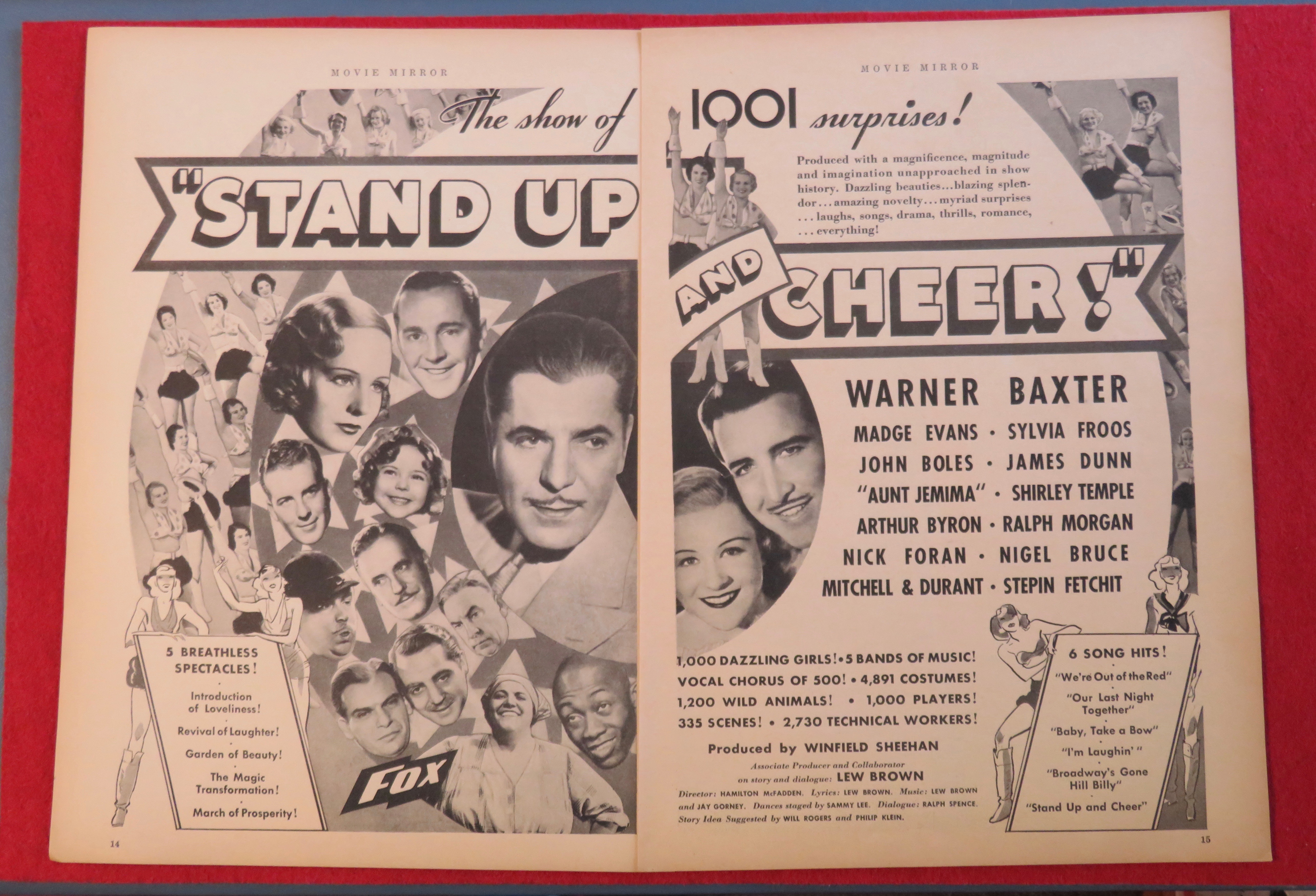 1934 Stand Up And Cheer with Wide Array Of Stars