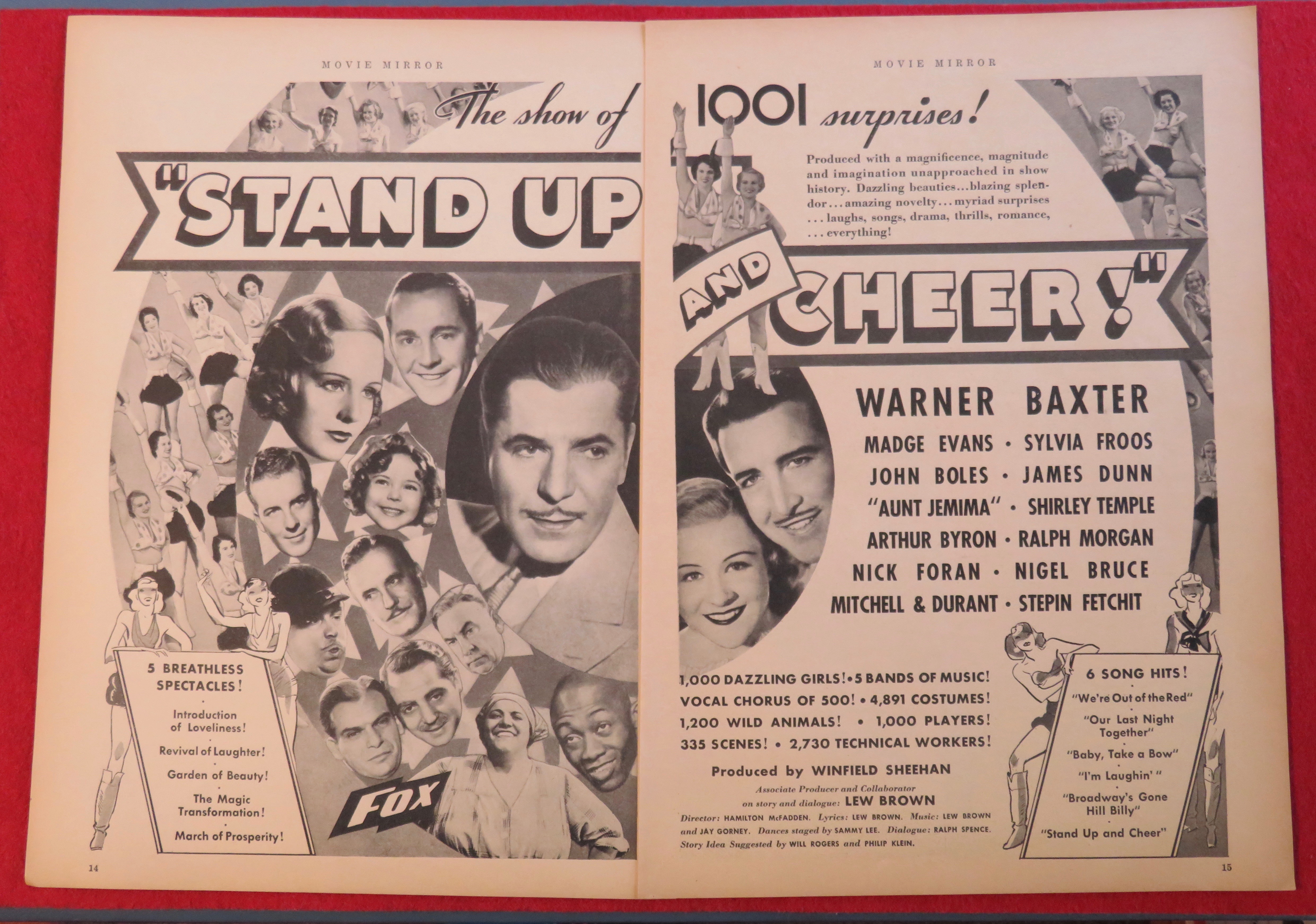 1934 Stand Up And Cheer with Wide Array Of Stars