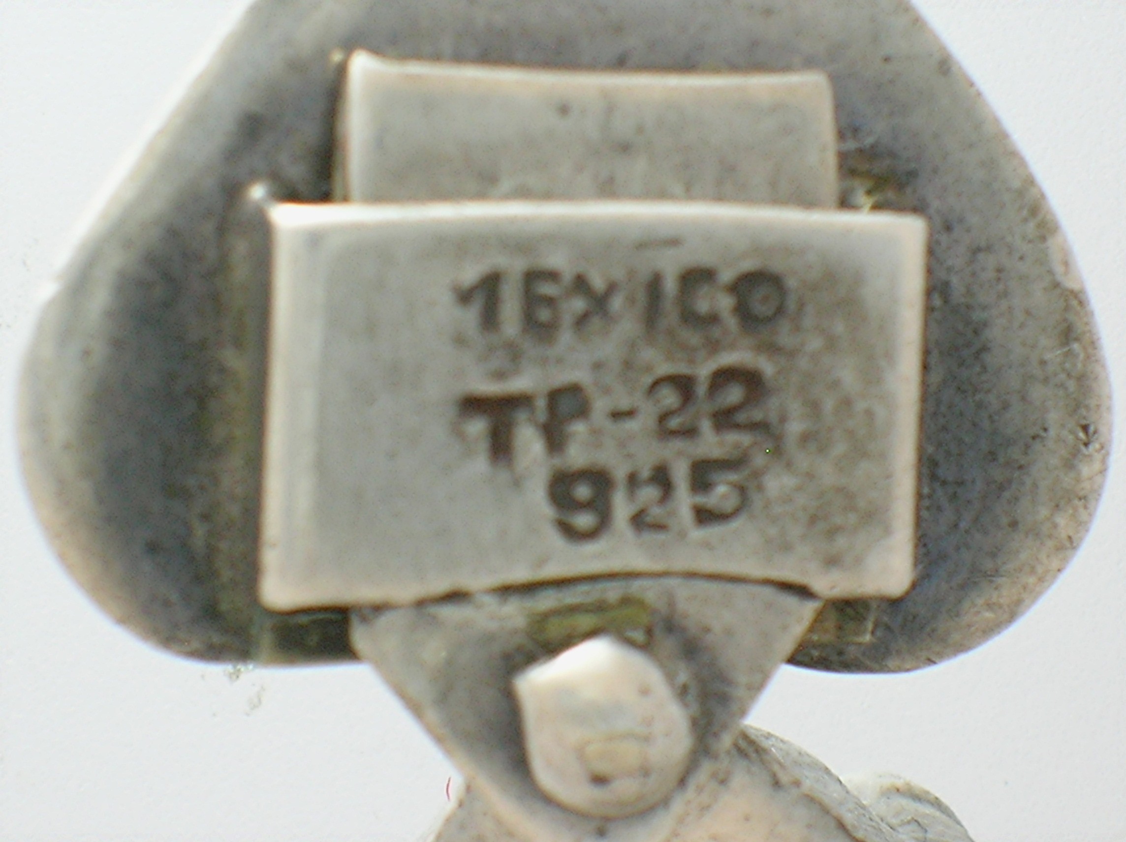 Taxco Sterling Silver Hearts Necklace TP 22 Mexico