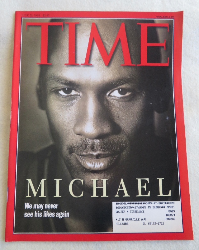 Time Magazine June 22, 1998 Michael Jordan