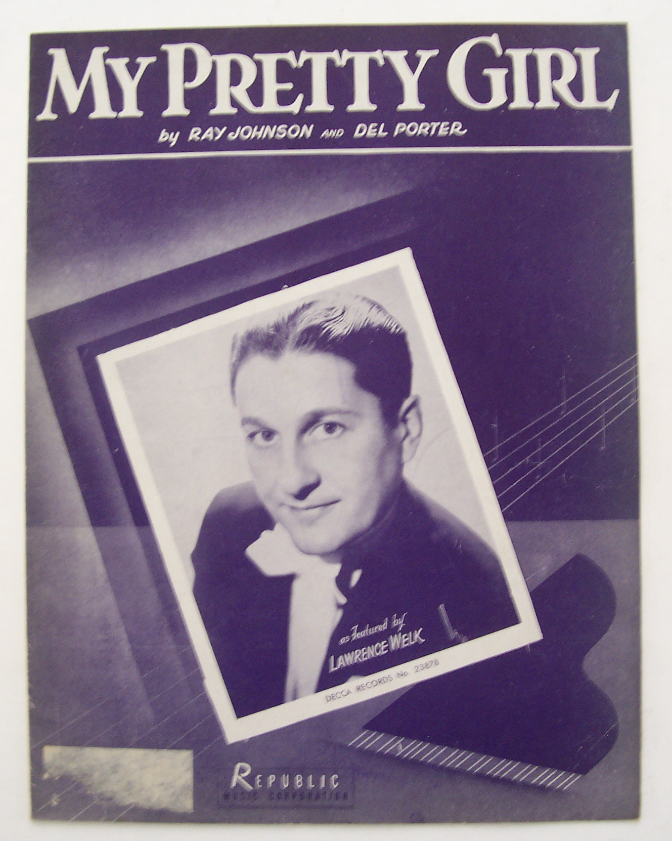 Sheet Music For 1947 My Pretty Girl