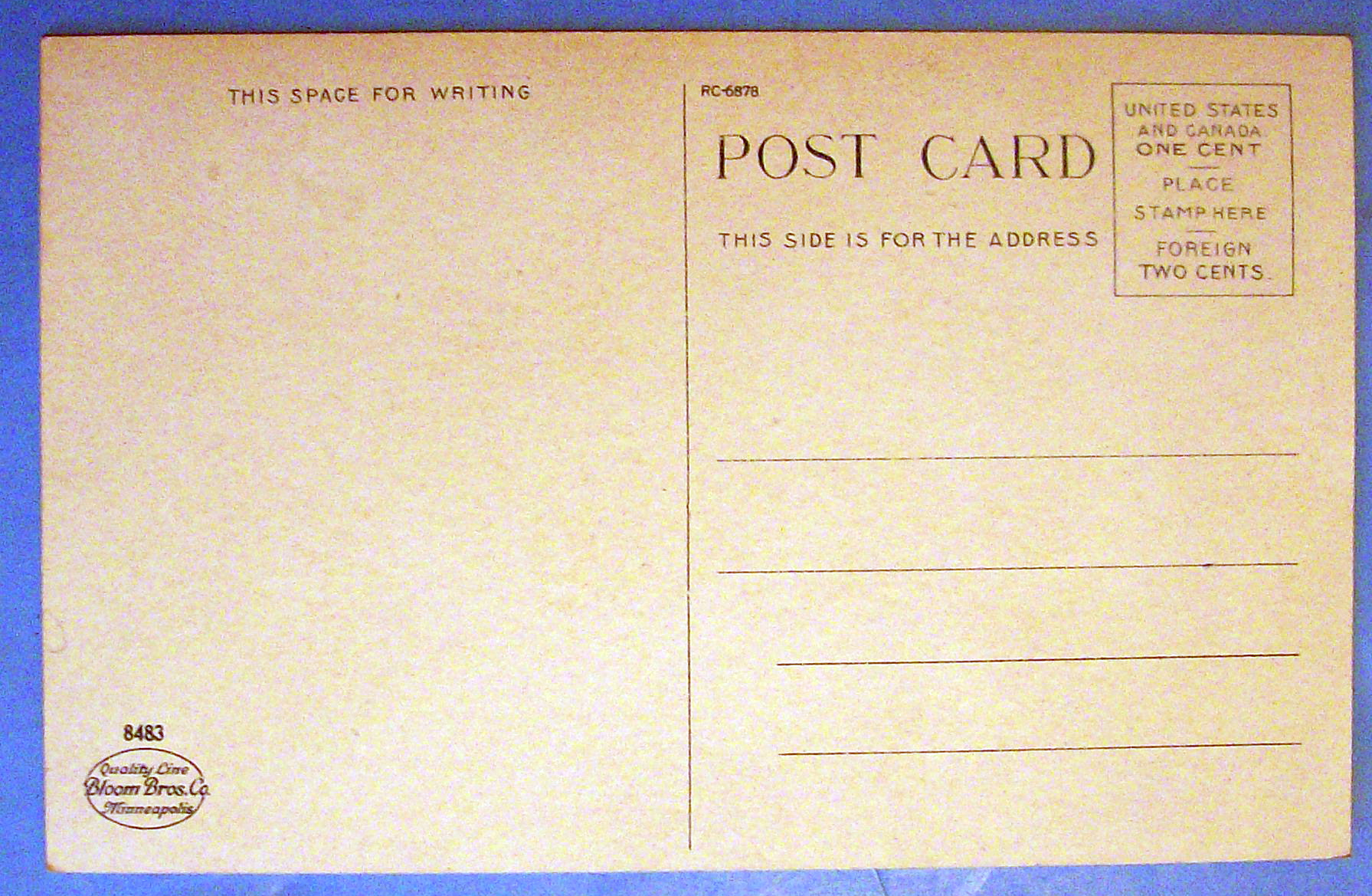 Mc Kenzie Hotel, Bismarck, N. D. Postcard