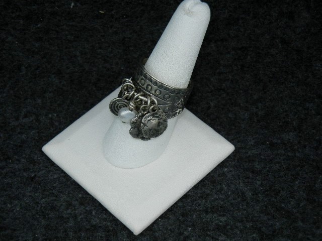 Silpada Coins  & Pearl Sterling Silver Ring