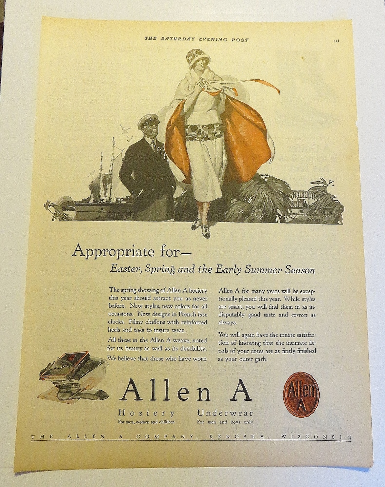 1924 Allen A With Woman Walking