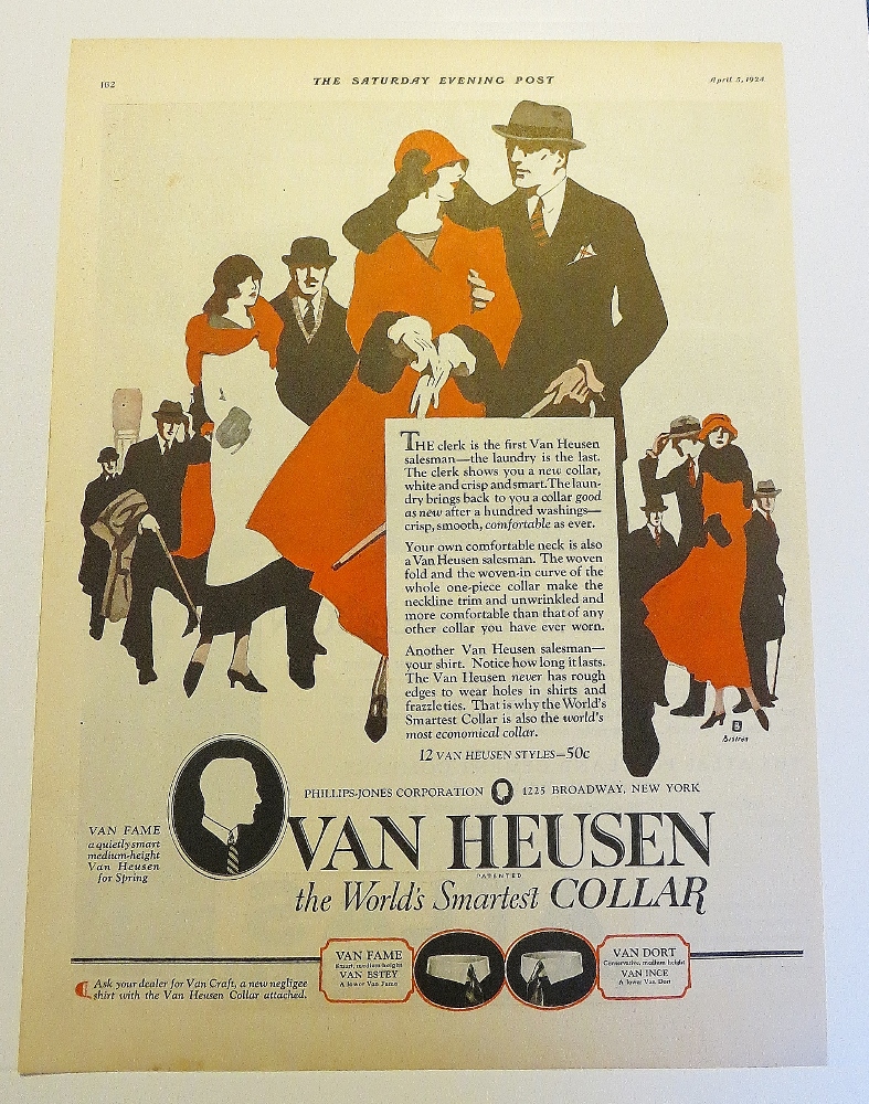 1924 Van Heusen With Man & Woman Walking