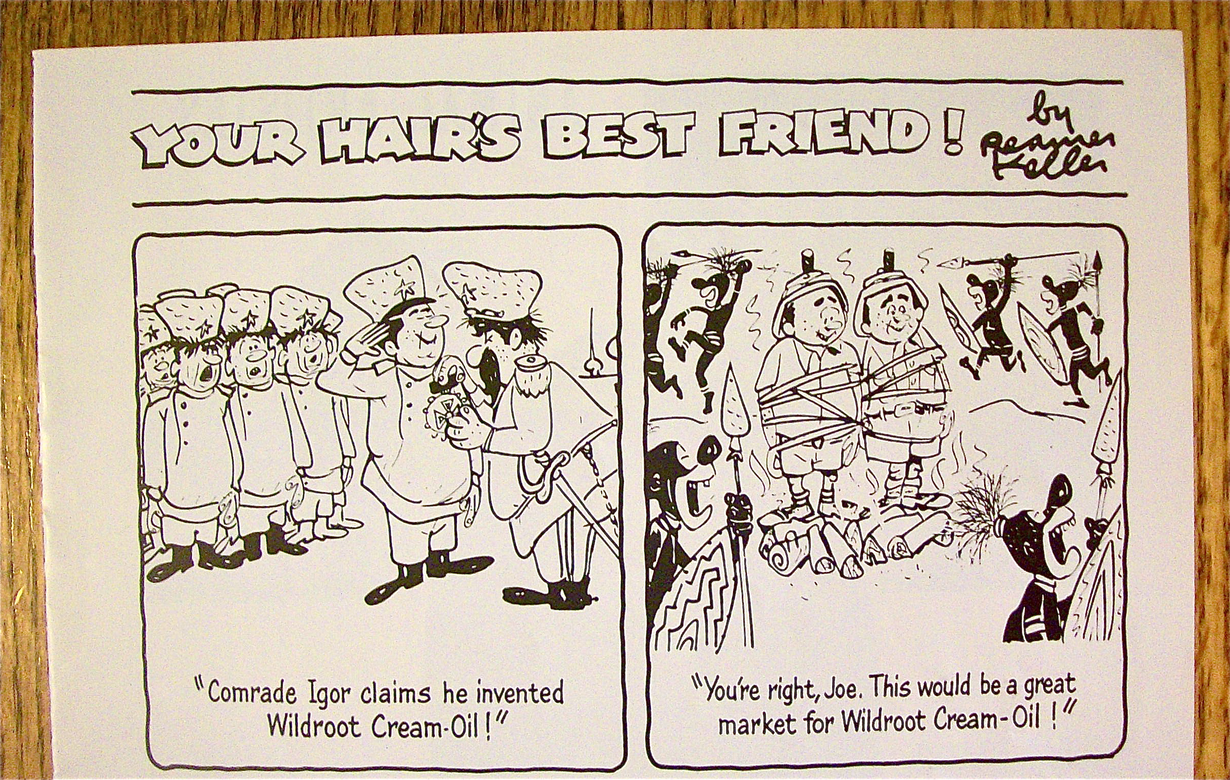 1953 Wildroot Hair Tonic with Your Hair's Best Friend