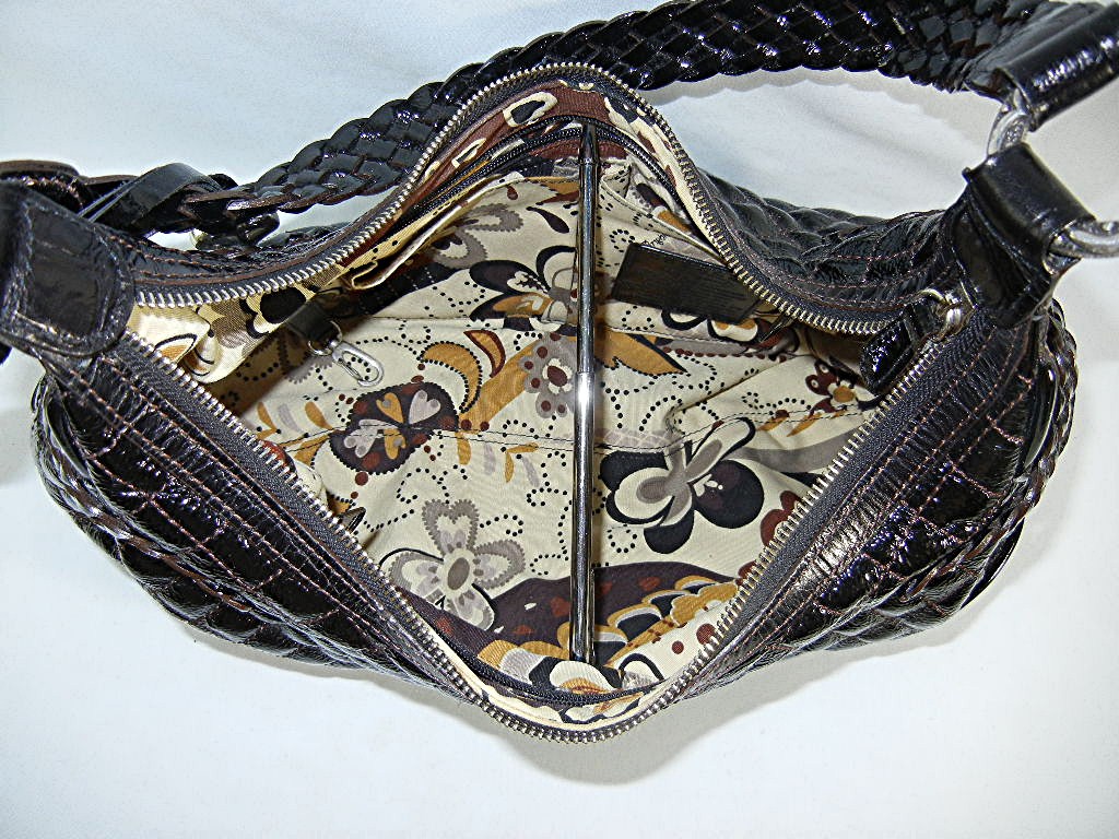 Bag Purse Brighton Hobo Black Leather Dust Bag