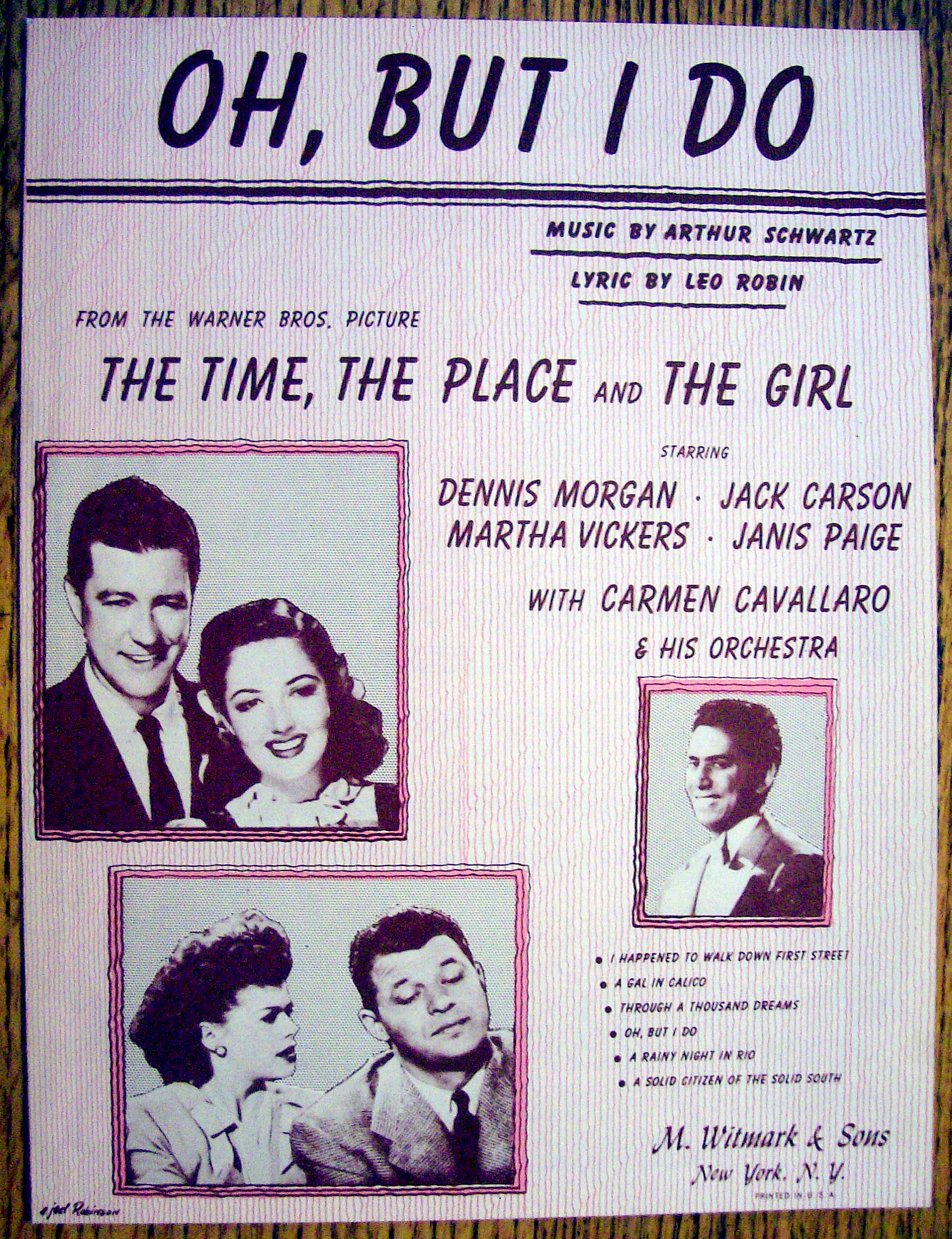 1946 Oh, But I Do (The Time, The Place & The Girl)