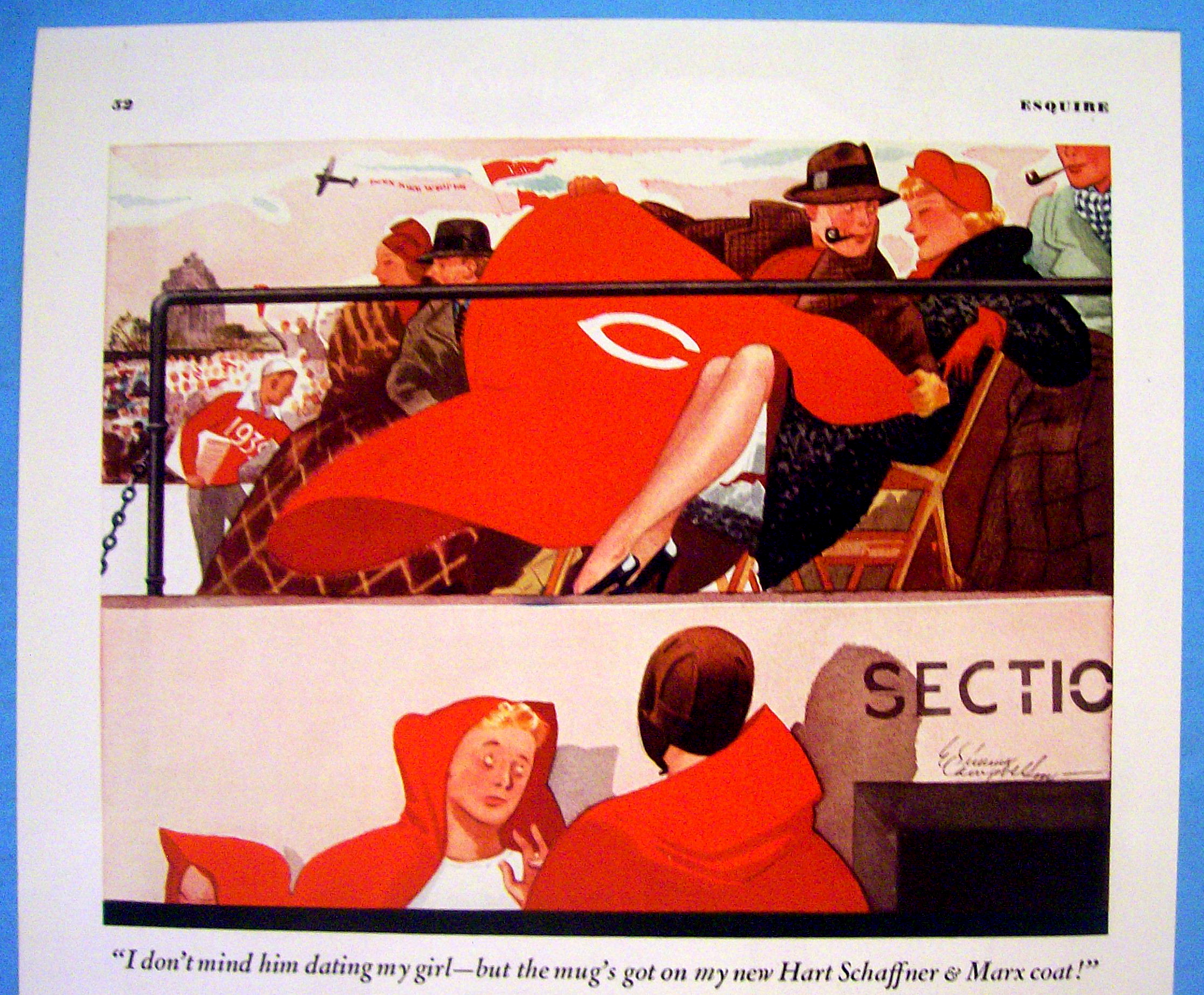 1936 Hart Schaffner and Marx with Man & Rarepack Coat
