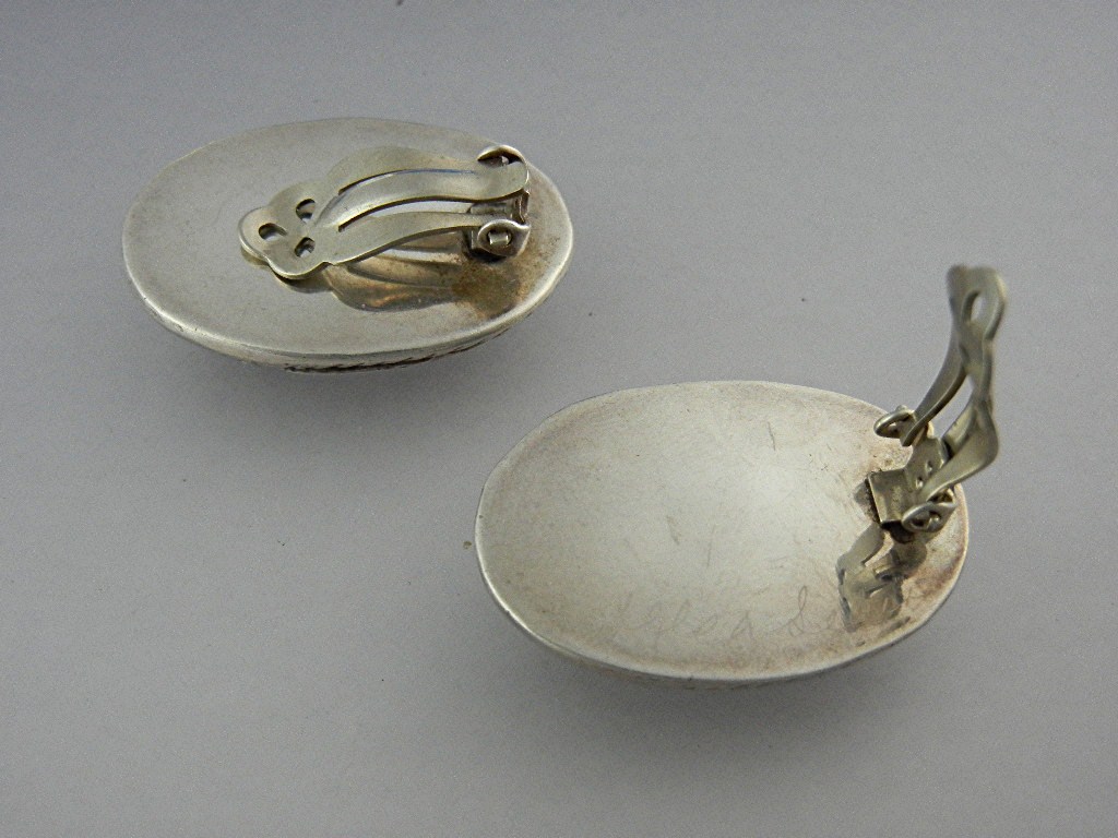 Earrings Sterling Silver Clip On By Kelley Silver