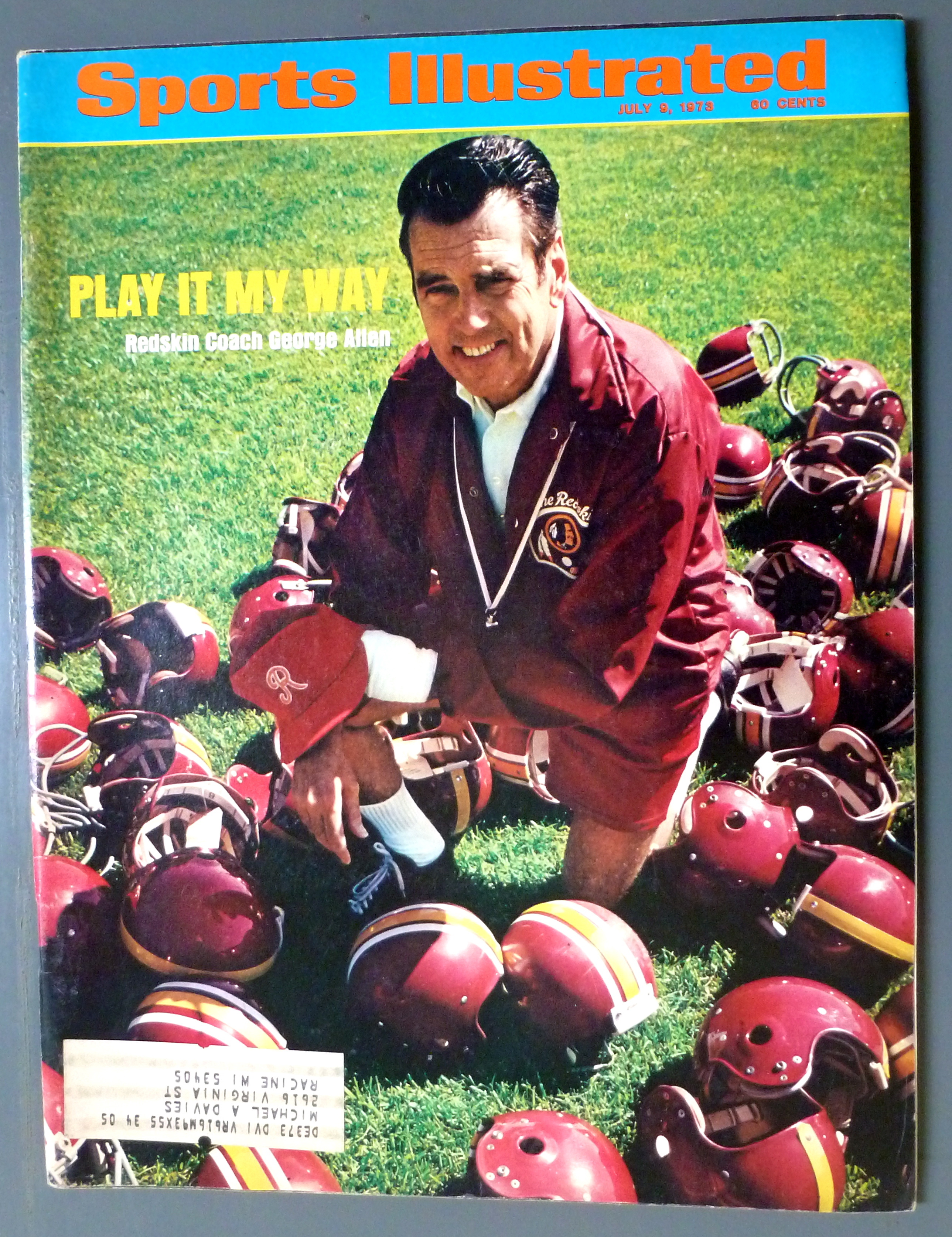 Sports Illustrated Magazine-July 9, 1973-George Allen
