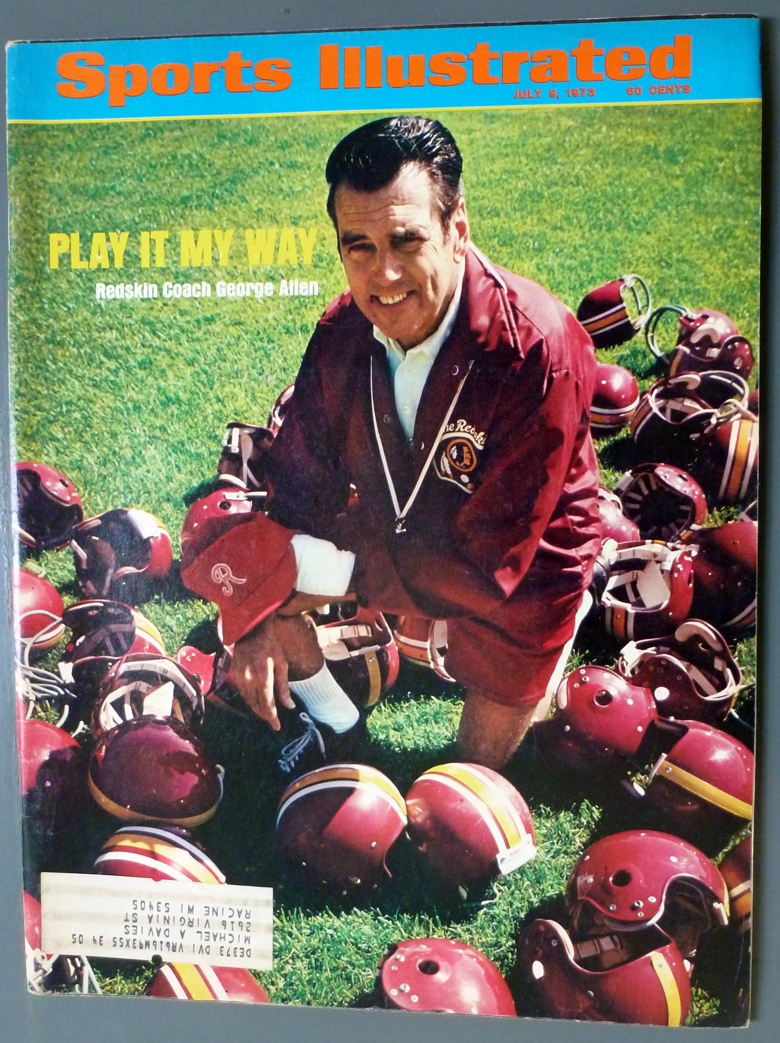 Sports Illustrated Magazine-July 9, 1973-George Allen