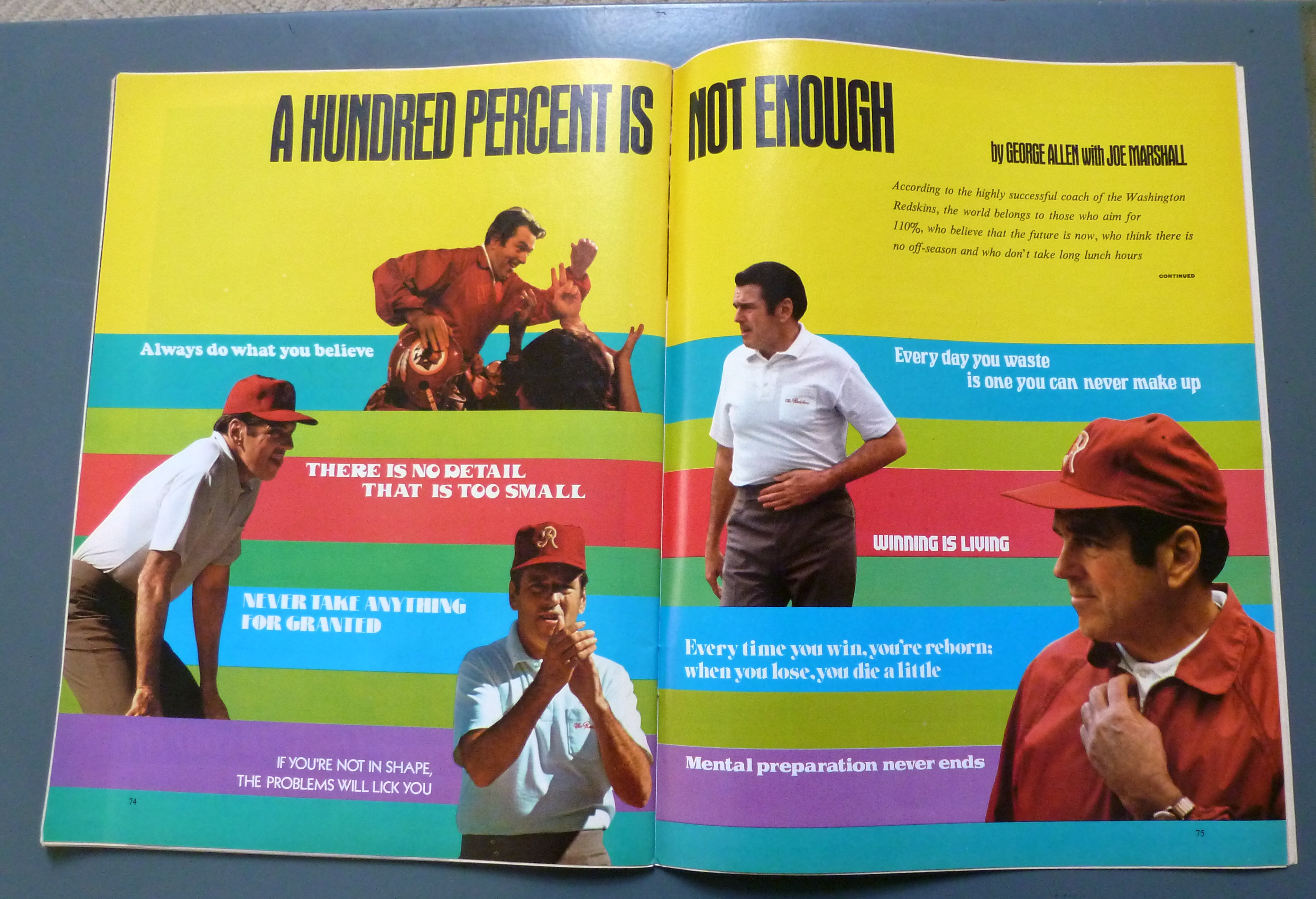 Sports Illustrated Magazine-July 9, 1973-George Allen