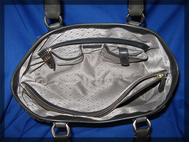 Cole Haan Box Tote Bag Gold Leather