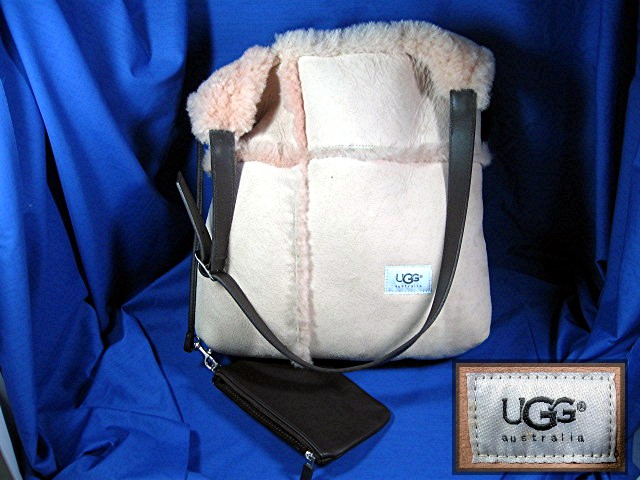 Bag UGG Suede Shearling  Australia Pink Tan