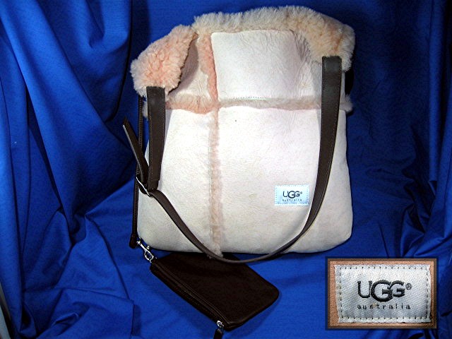 Bag UGG Suede Shearling  Australia Pink Tan