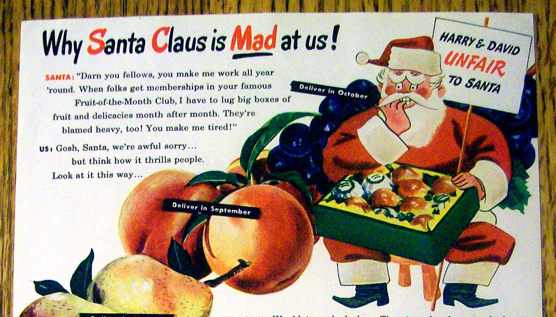 1946 Fruit of the Month Club