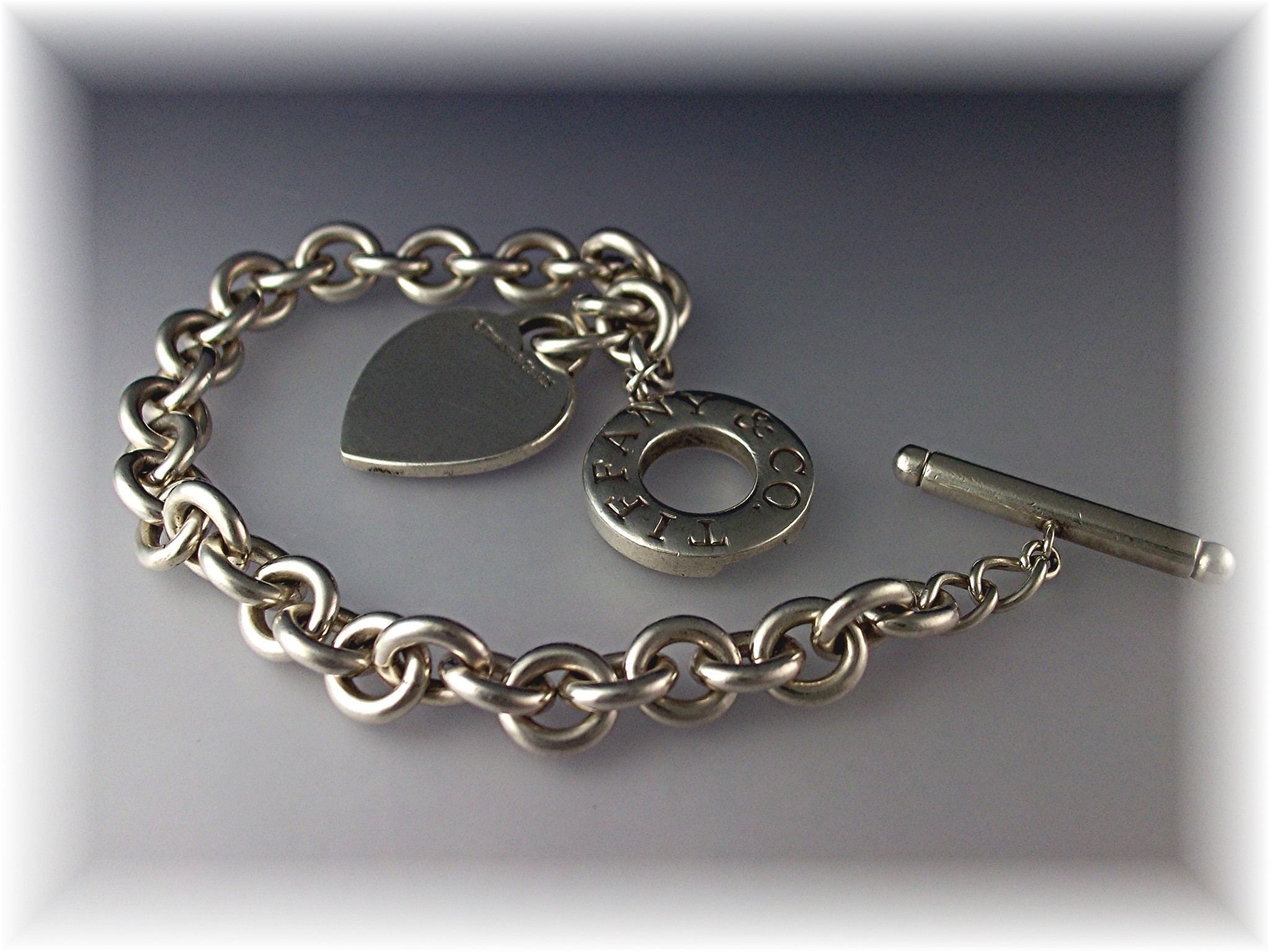 Bracelet TIFFANY & Co Sterling Silver Heart Toggle