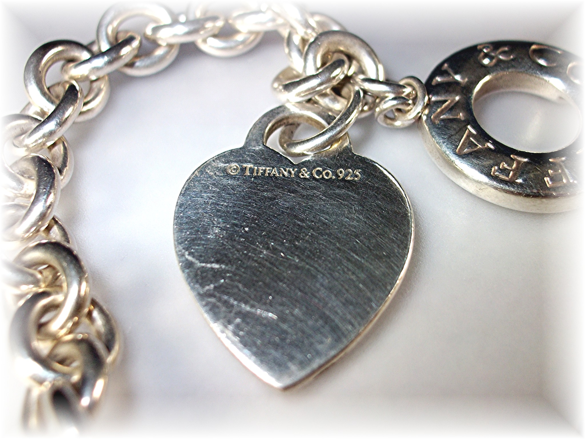 Bracelet TIFFANY & Co Sterling Silver Heart Toggle