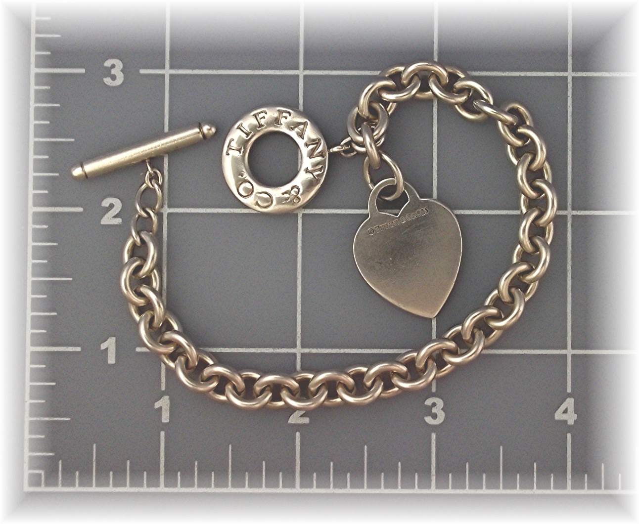 Bracelet TIFFANY & Co Sterling Silver Heart Toggle