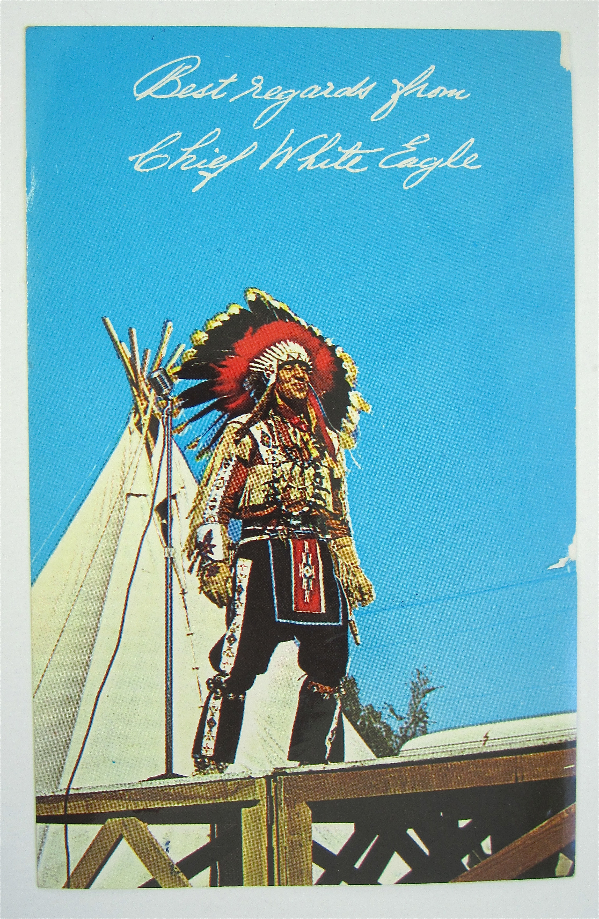 Chief White Eagle Postcard