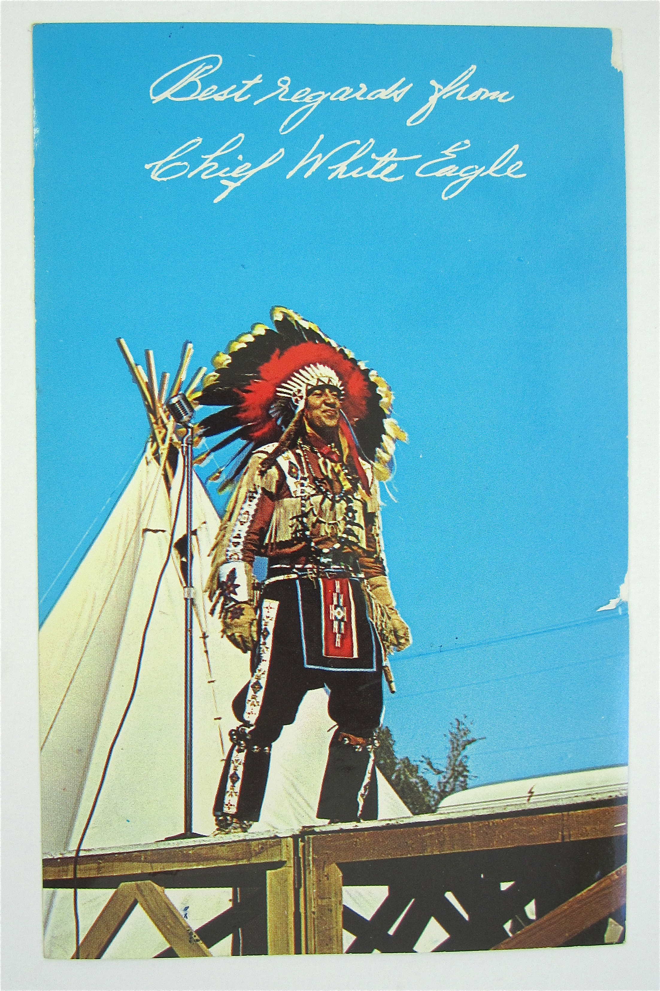 Chief White Eagle Postcard