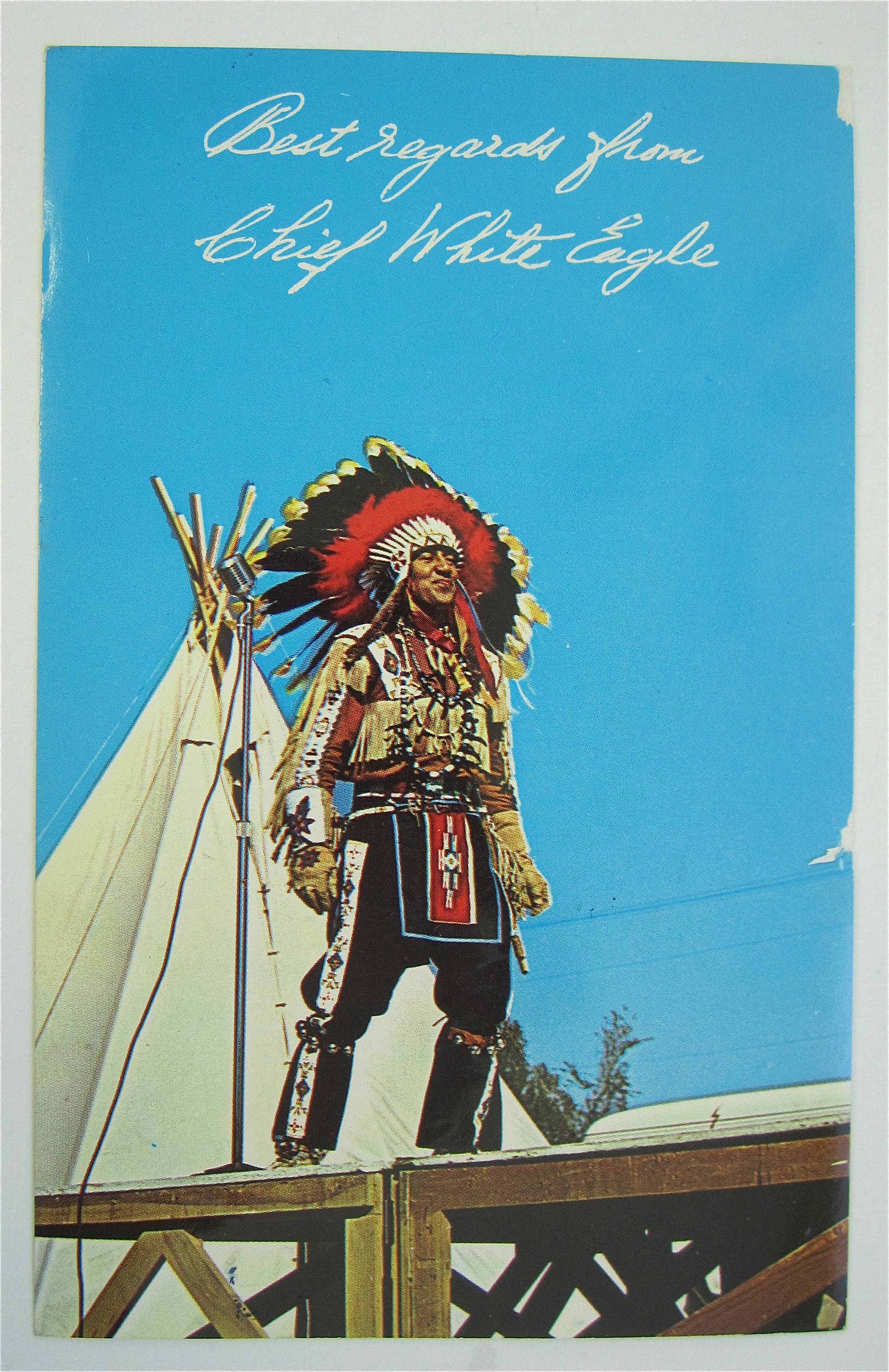 Chief White Eagle Postcard