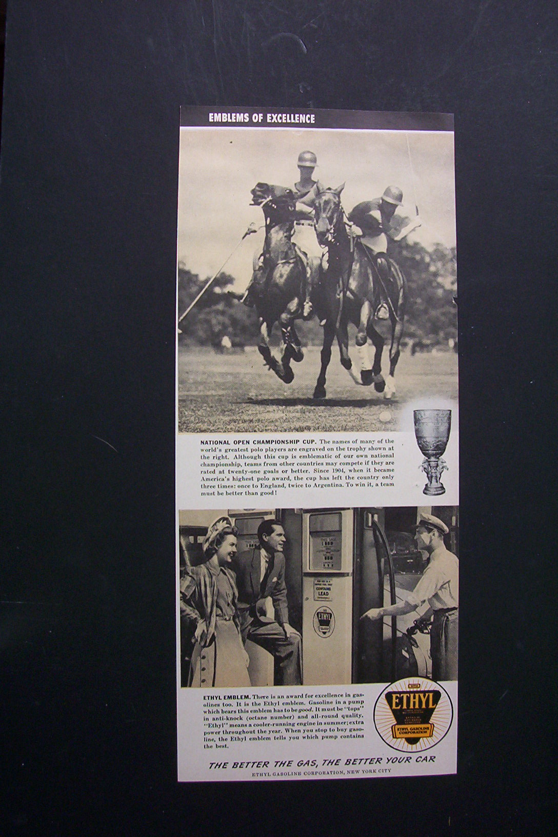 1941  Ethyl  Gasoline