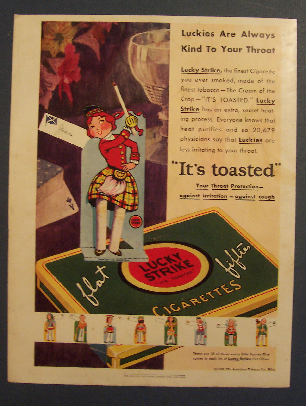 1930 Lucky Strike Cigarettes
