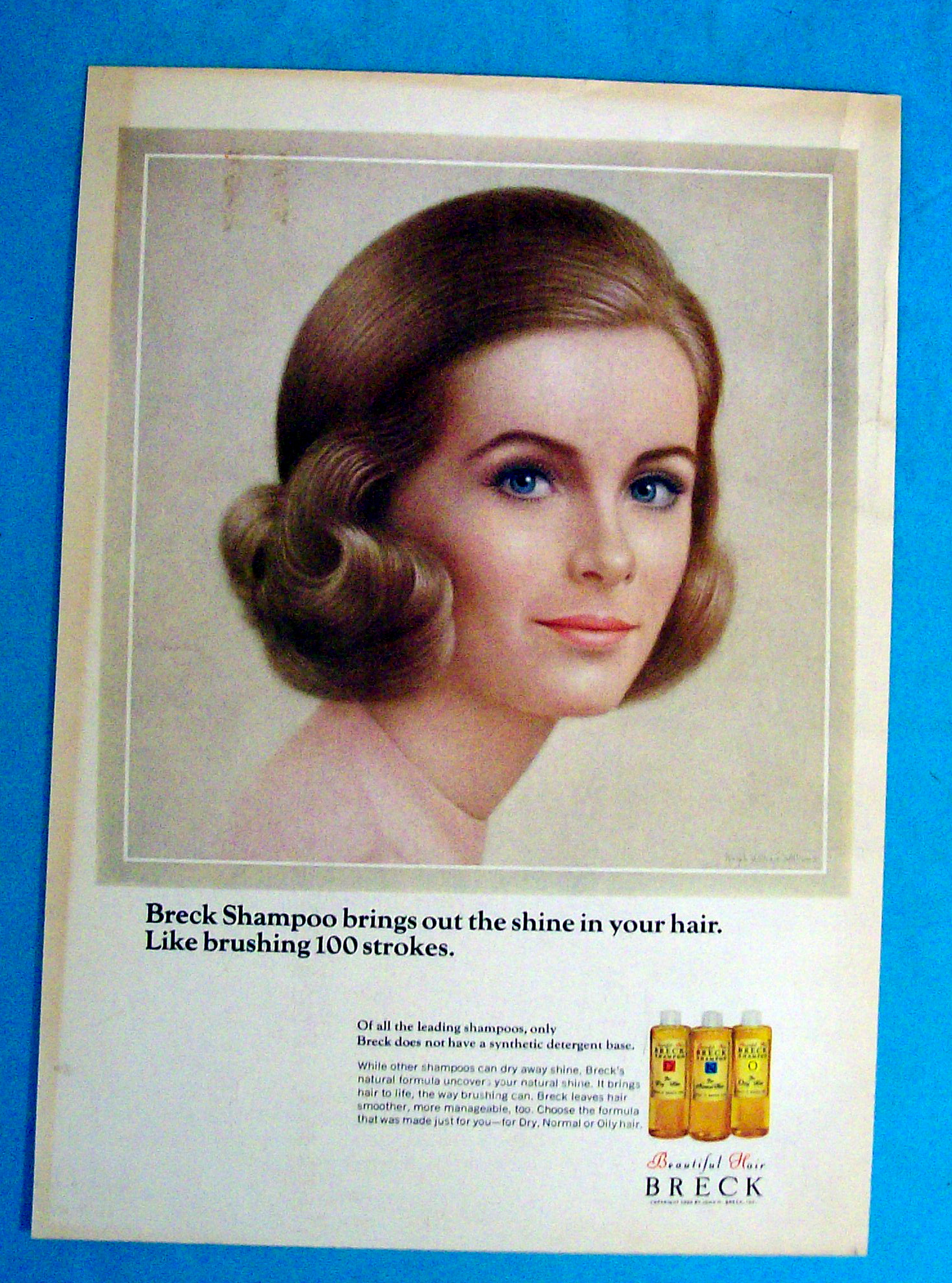 Vintage Ad: 1966 Breck Shampoo