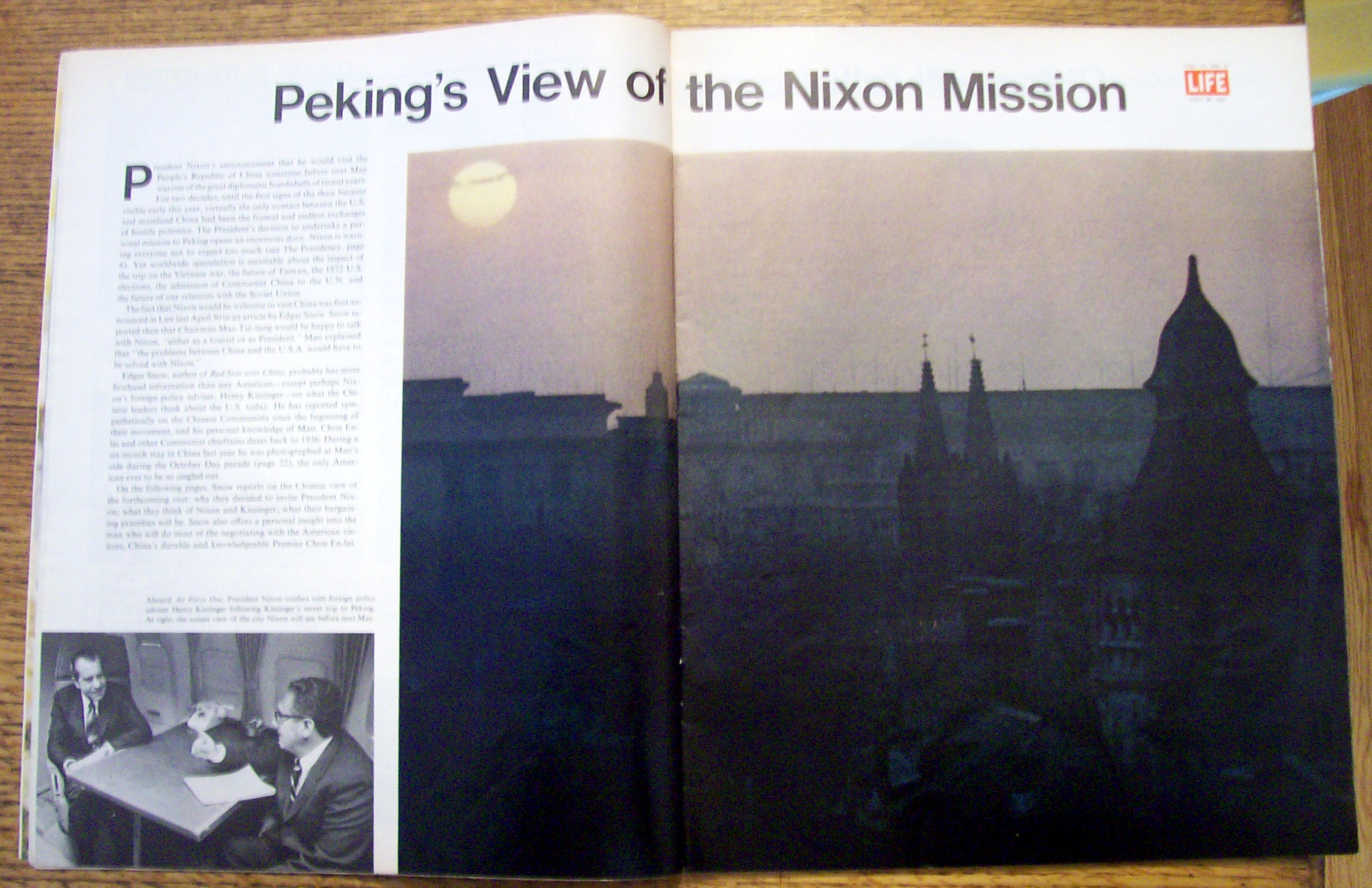 Life Magazine - July 30, 1971  - Chou En-Lai