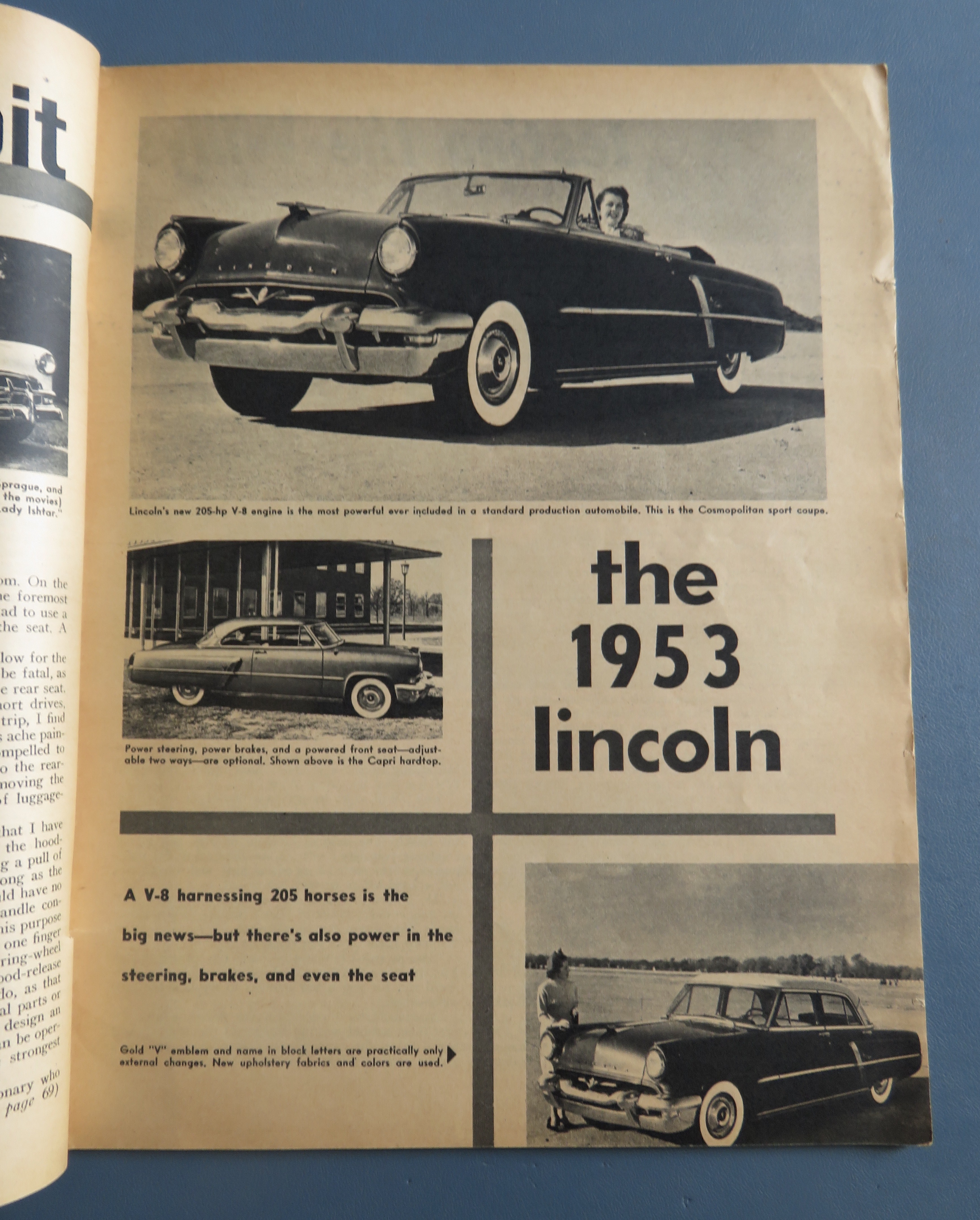 Auto Age Magazine February 1953 Road Tests