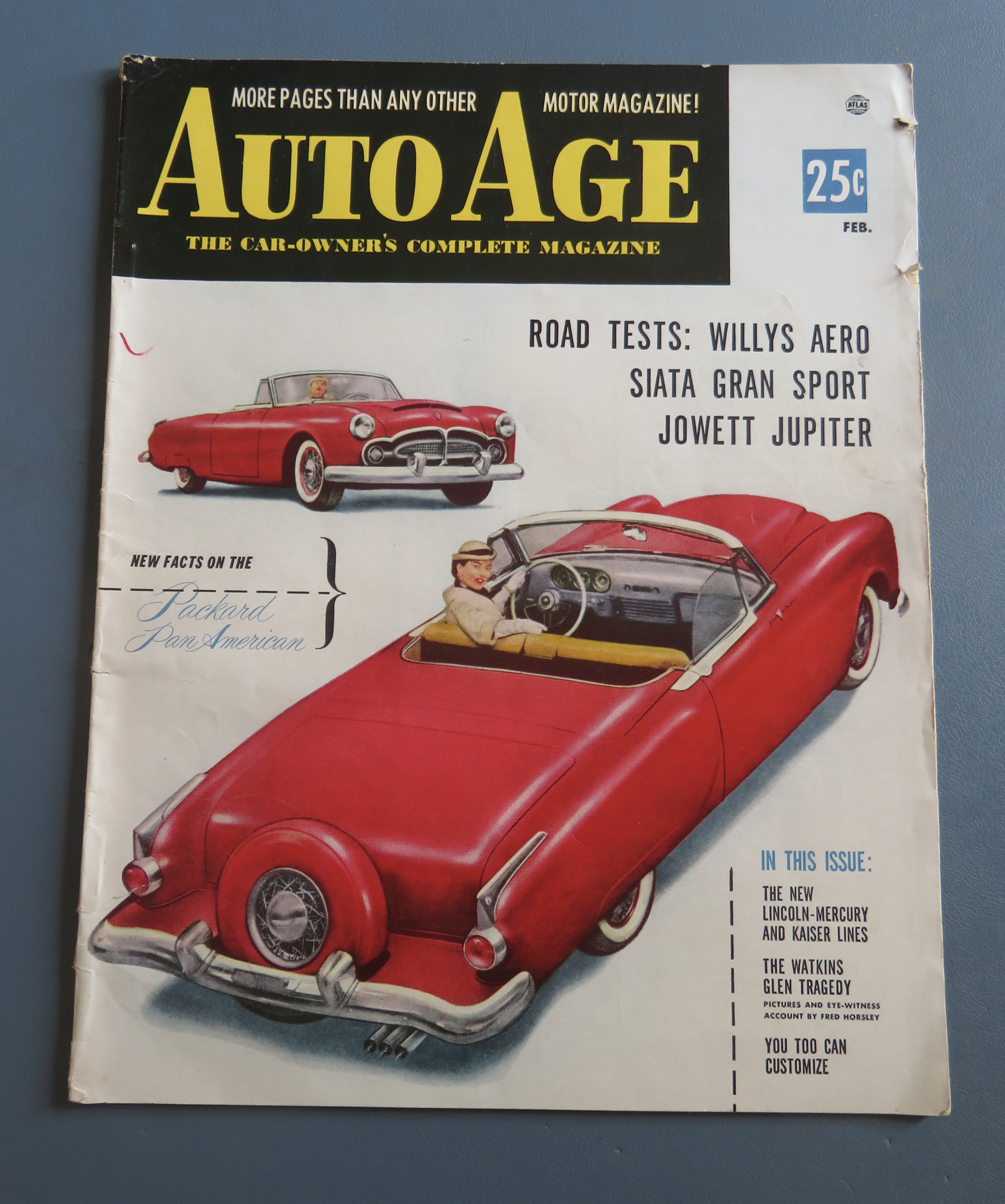 Auto Age Magazine February 1953 Road Tests