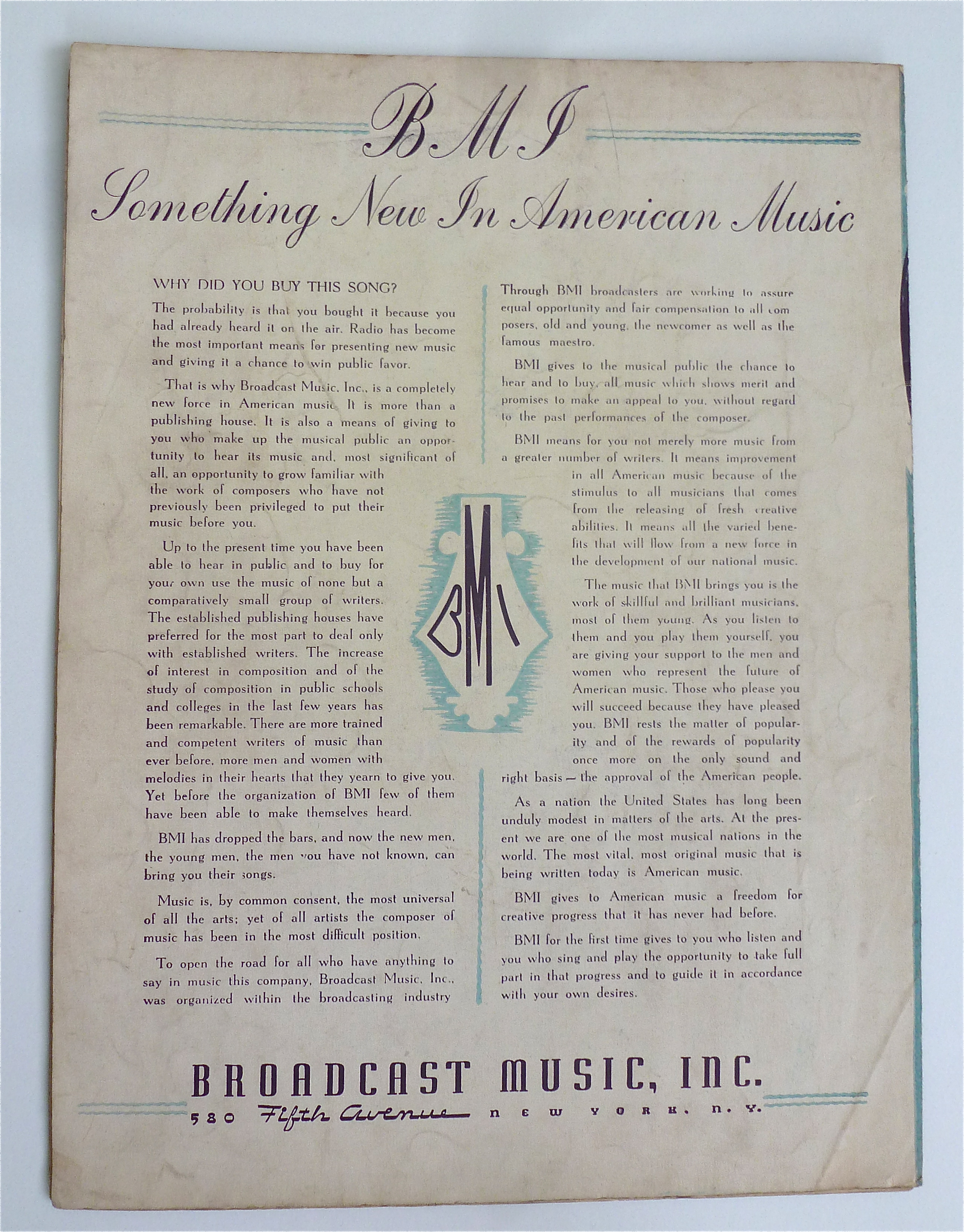 Sheet Music For 1940 I Hear A Rhapsody