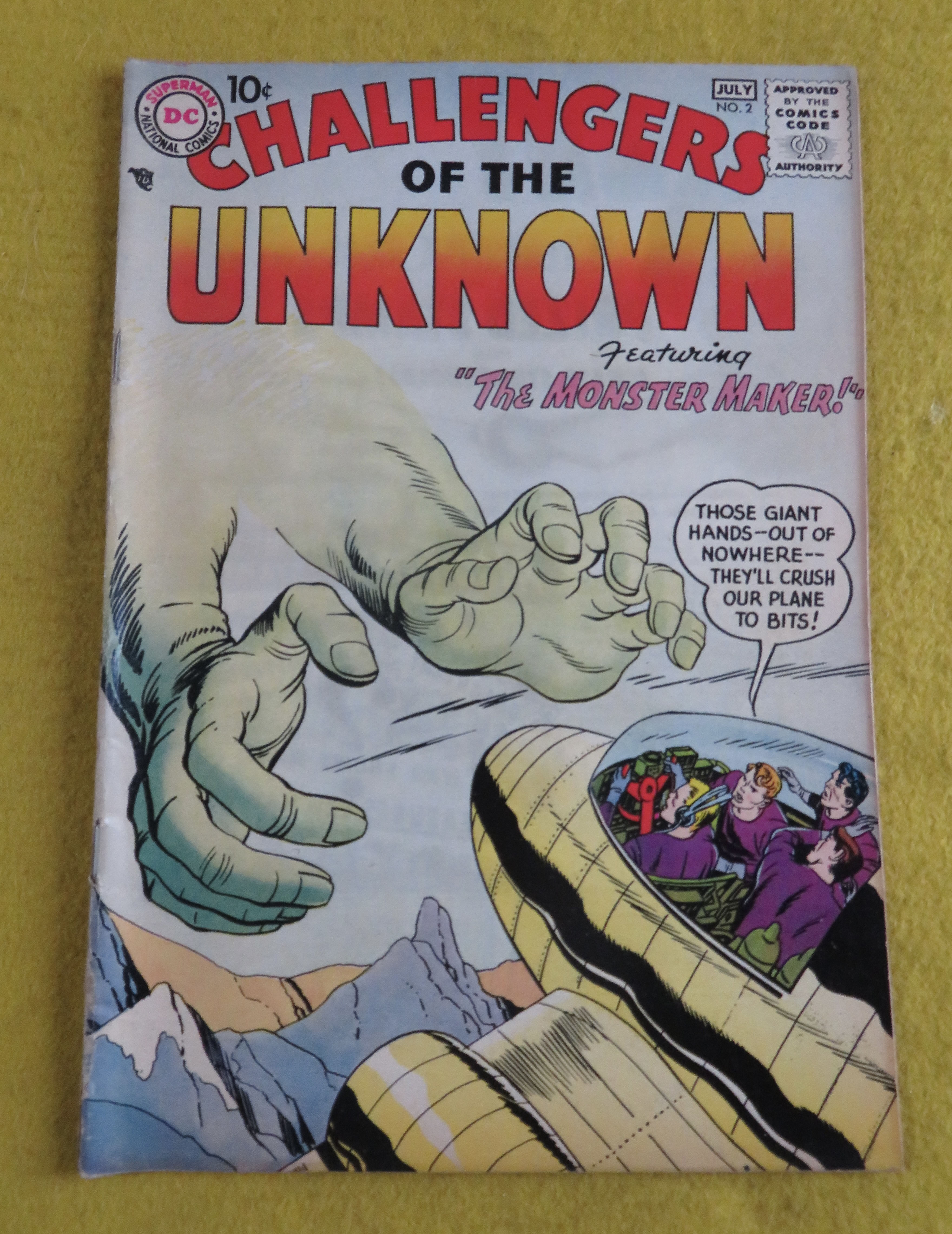 Challengers Of The Unknown Comic June/July 1958