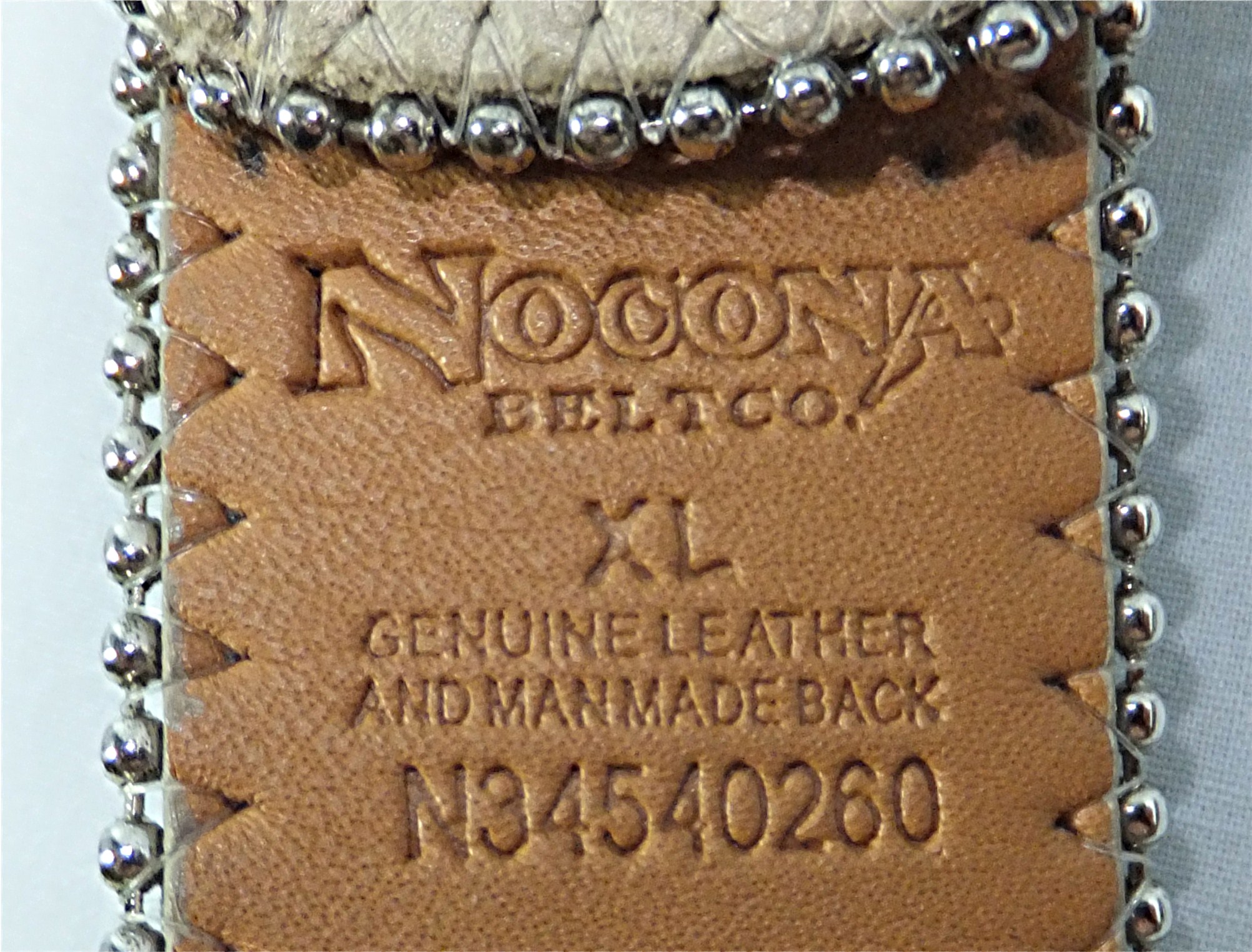 Belt NOCONA leather and rhinestone