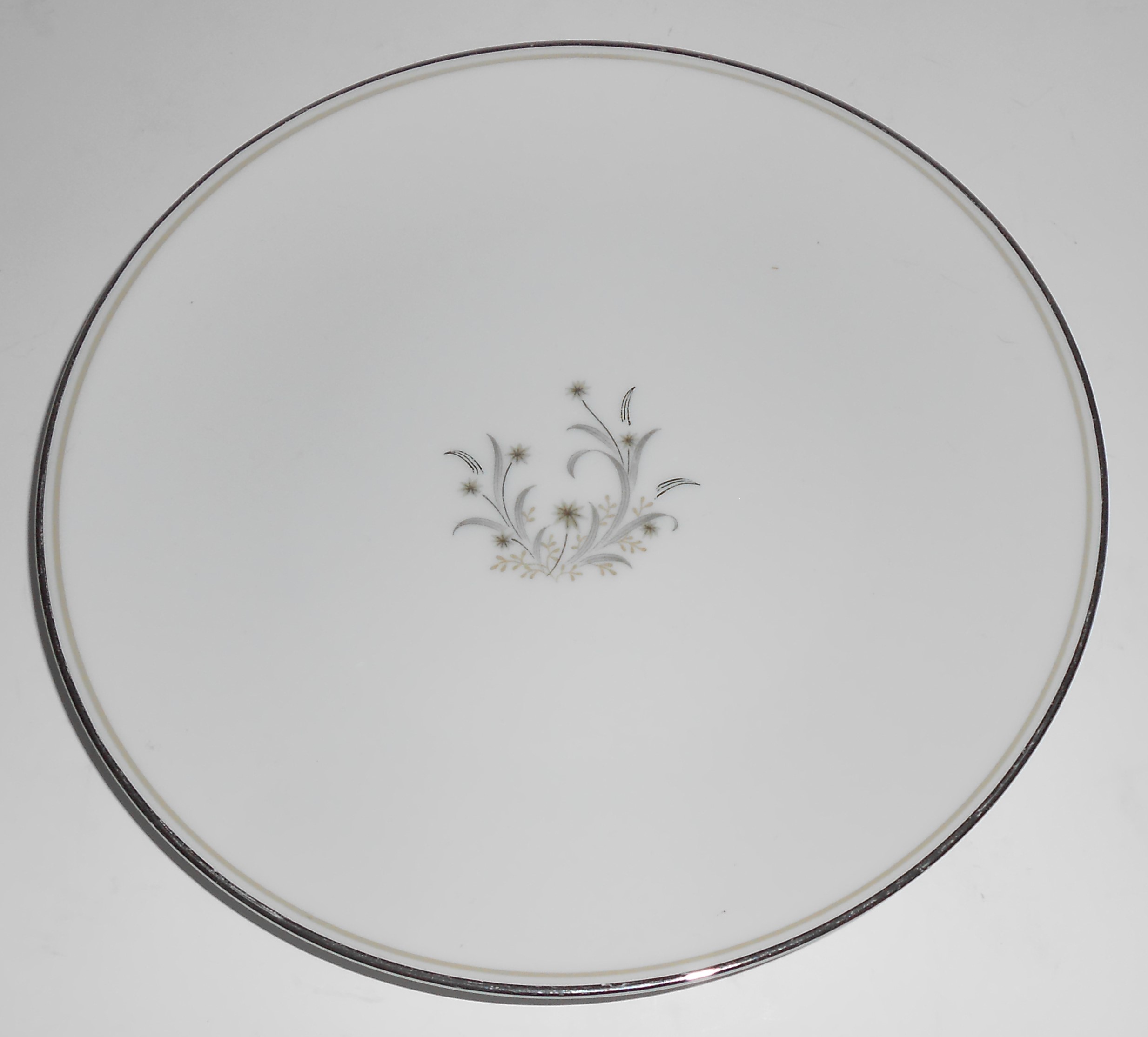 Noritake Porcelain China 5772 Ardis Platinum Salad Pl