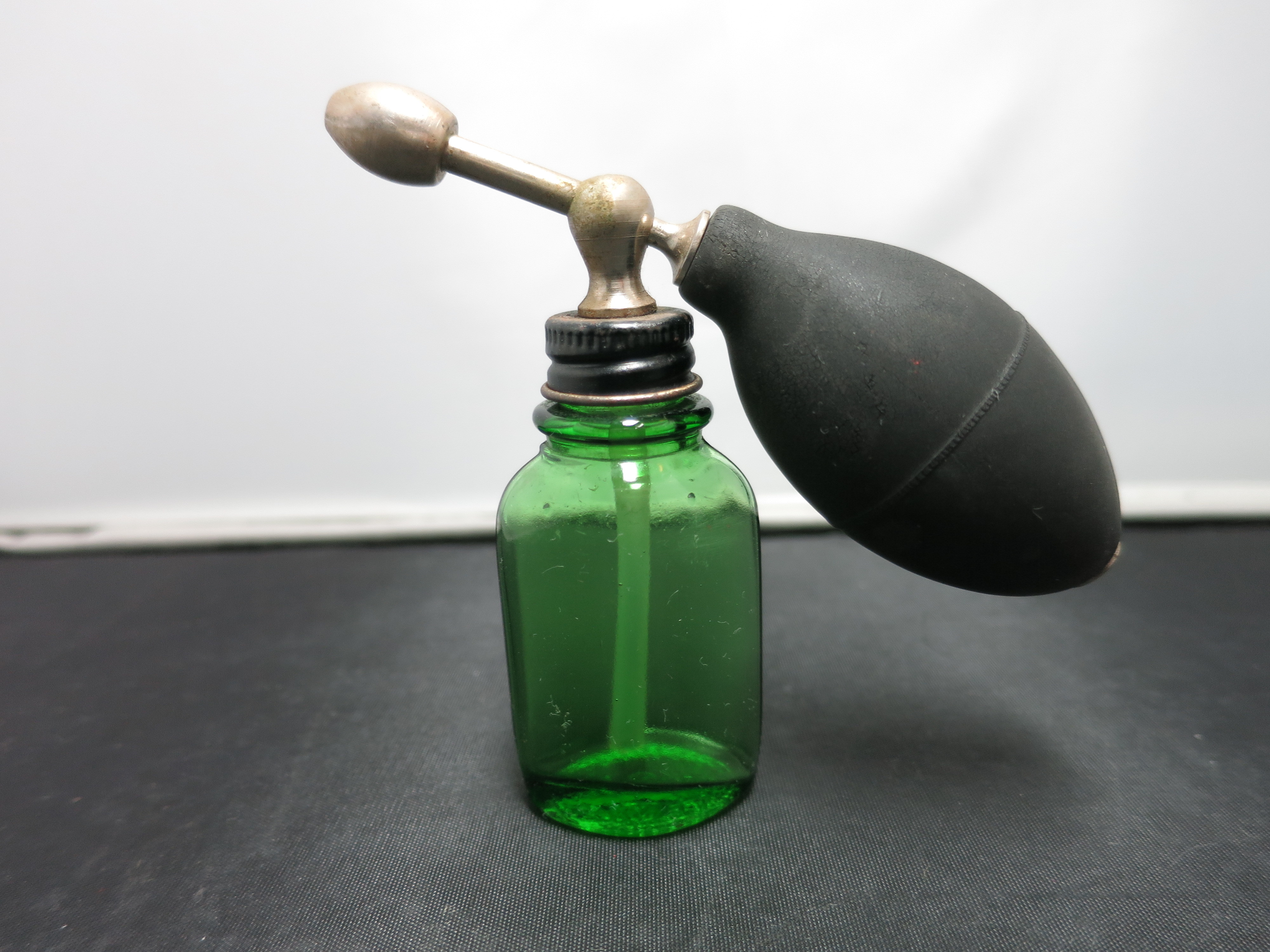 Vintage Medicine Bottle Atomizer Throat and Nose