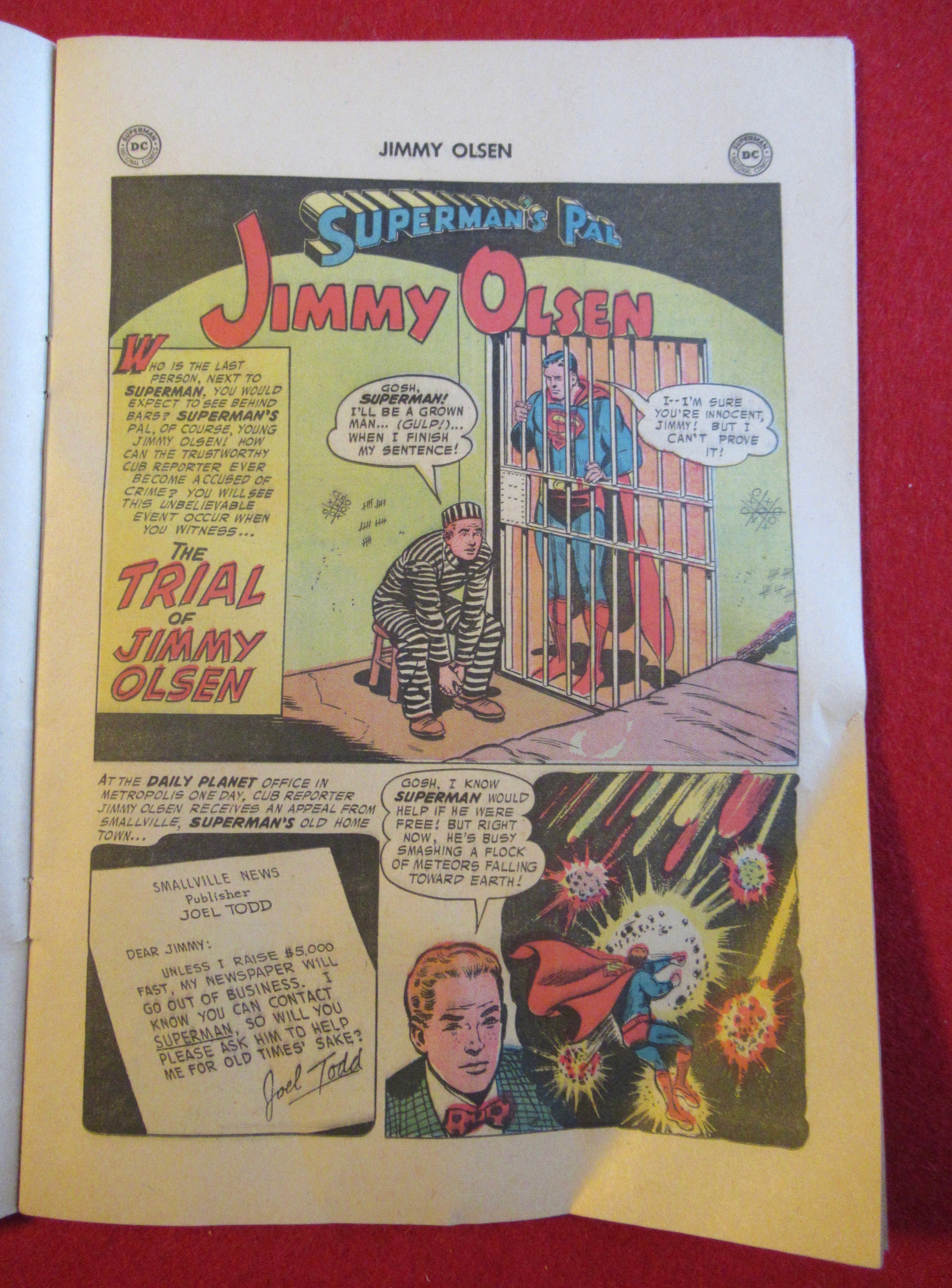 Superman's Pal Jimmy Olsen Comics April 1957