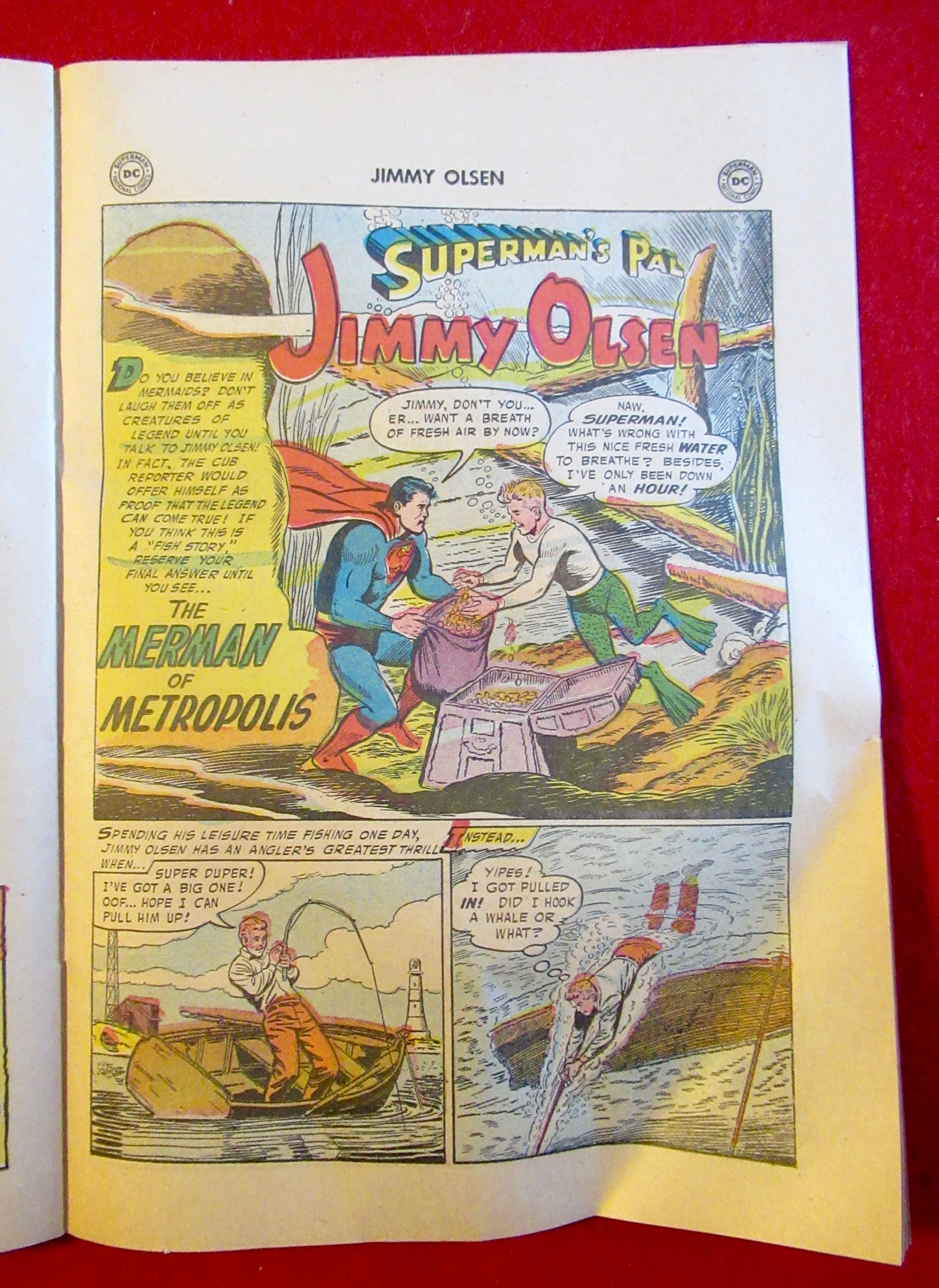 Superman's Pal Jimmy Olsen Comics April 1957