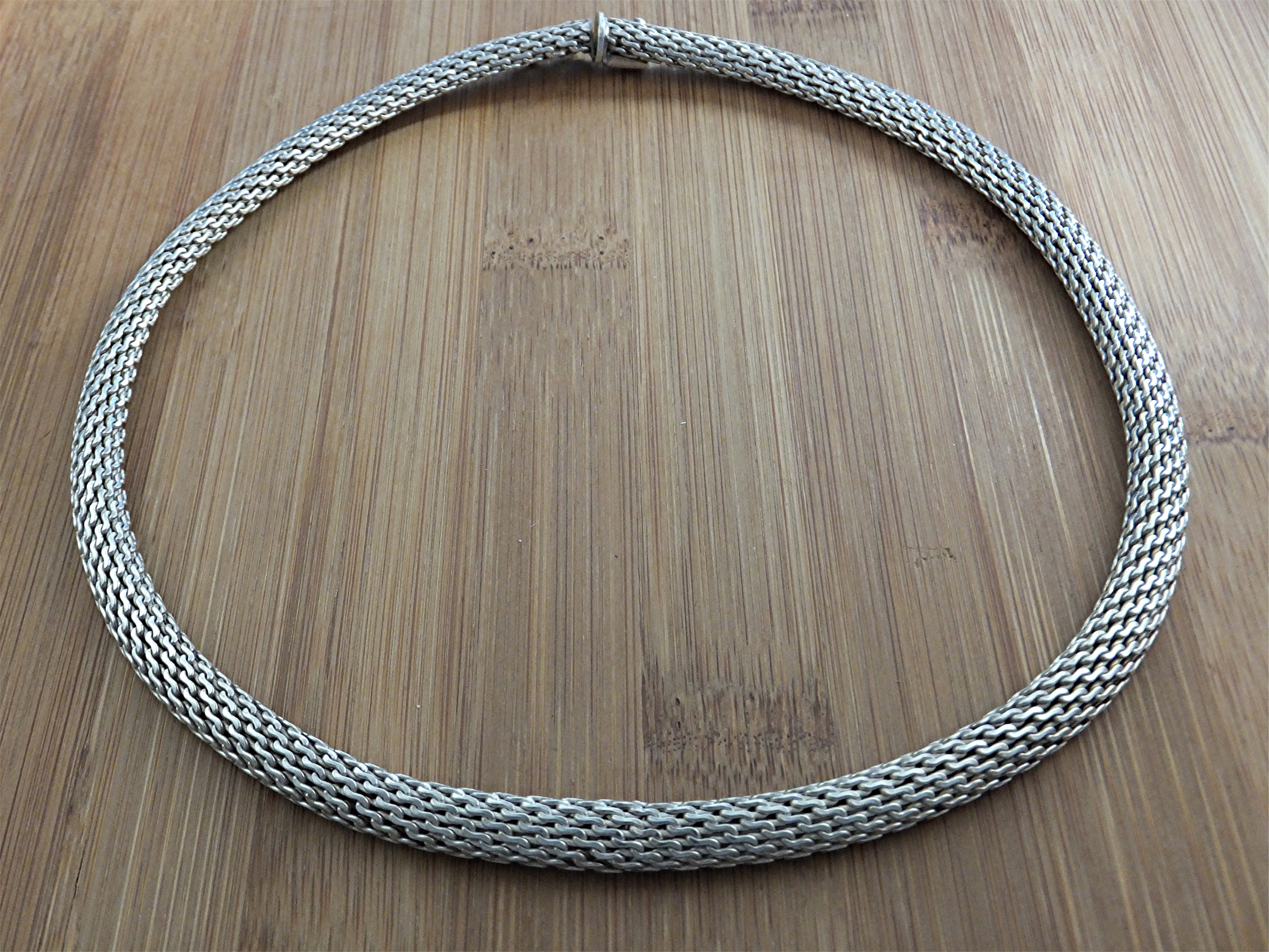 Necklace Sterling Silver Mexico Eagle 57 Amans Choen