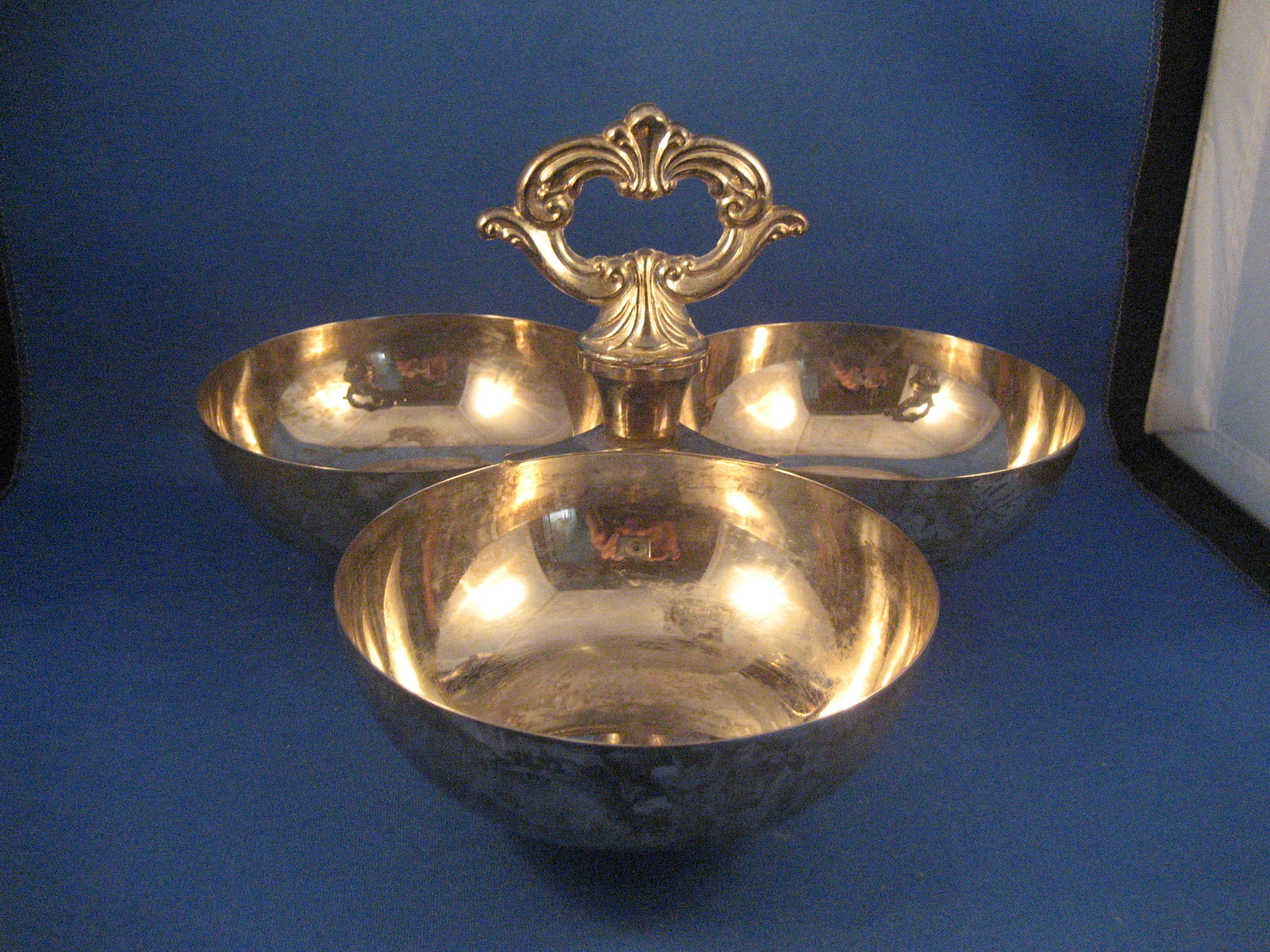 Brass Silver Plated Server