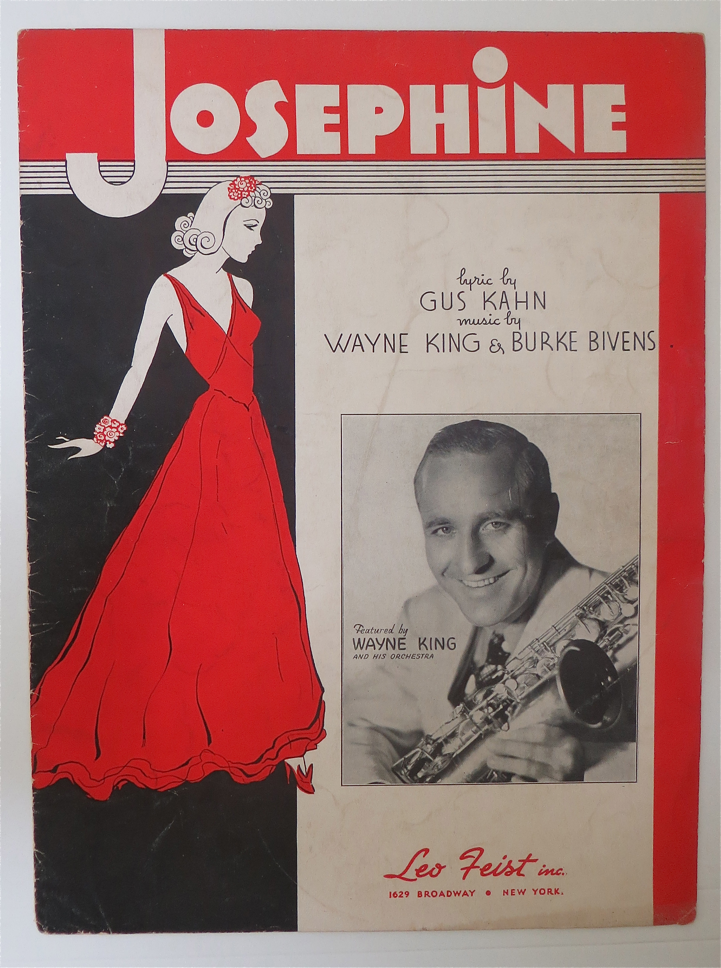 Sheet Music For 1937 Josephine